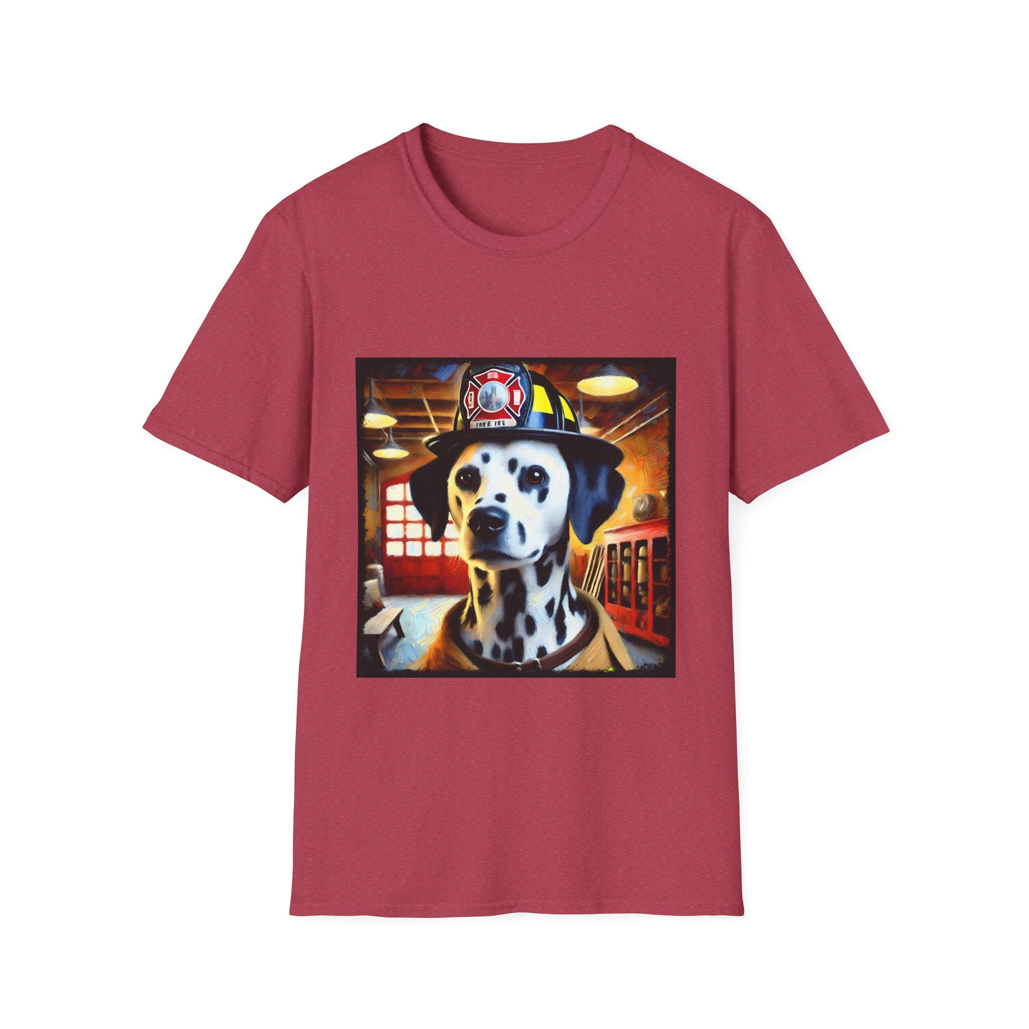 Dalmatian Fire Rescue Classic | Unisex Dog T-Shirt