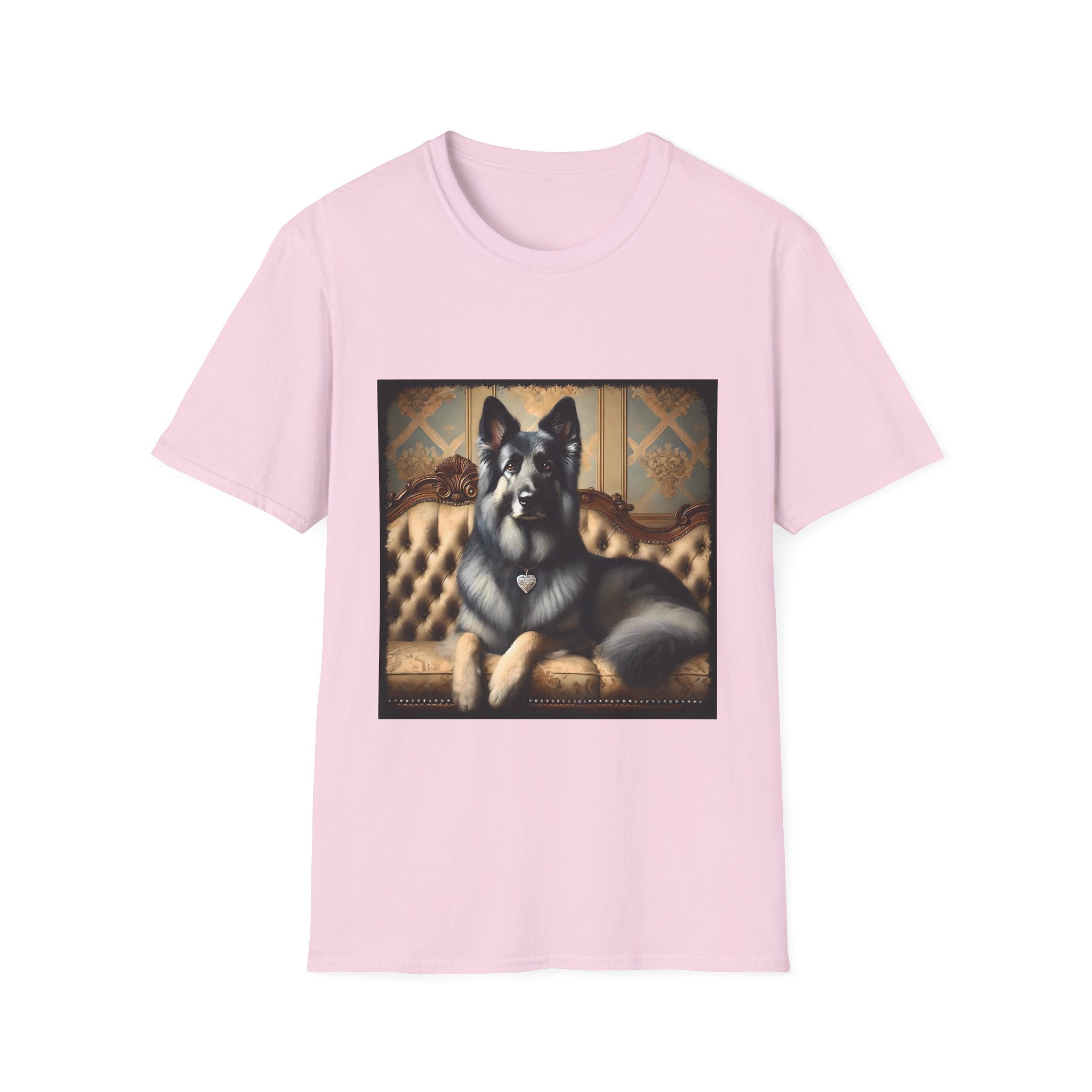 German Shepherd Diamond Princess | Unisex Softstyle T-Shirt