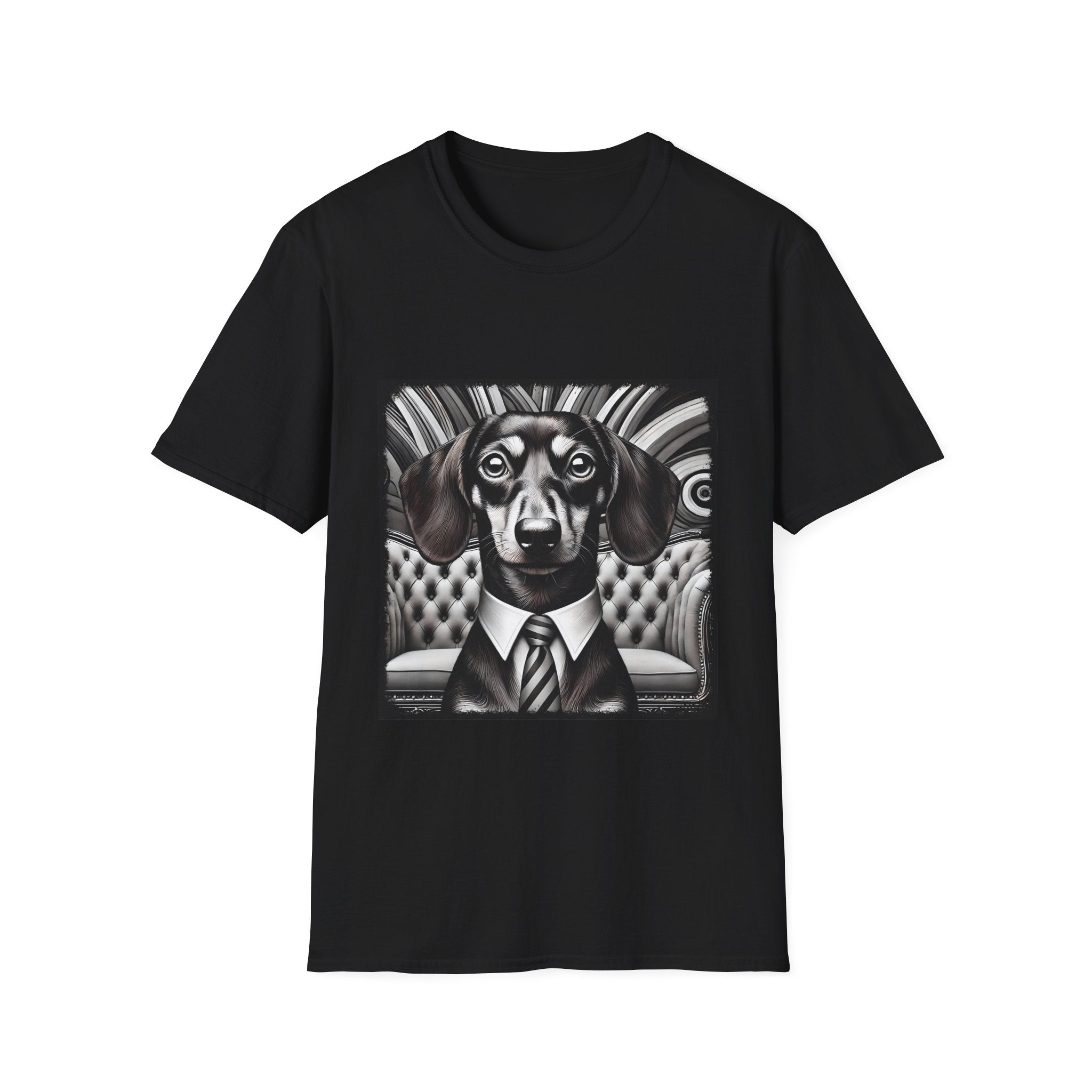 Dachshund B&W Gentleman | Unisex Dog T-Shirt