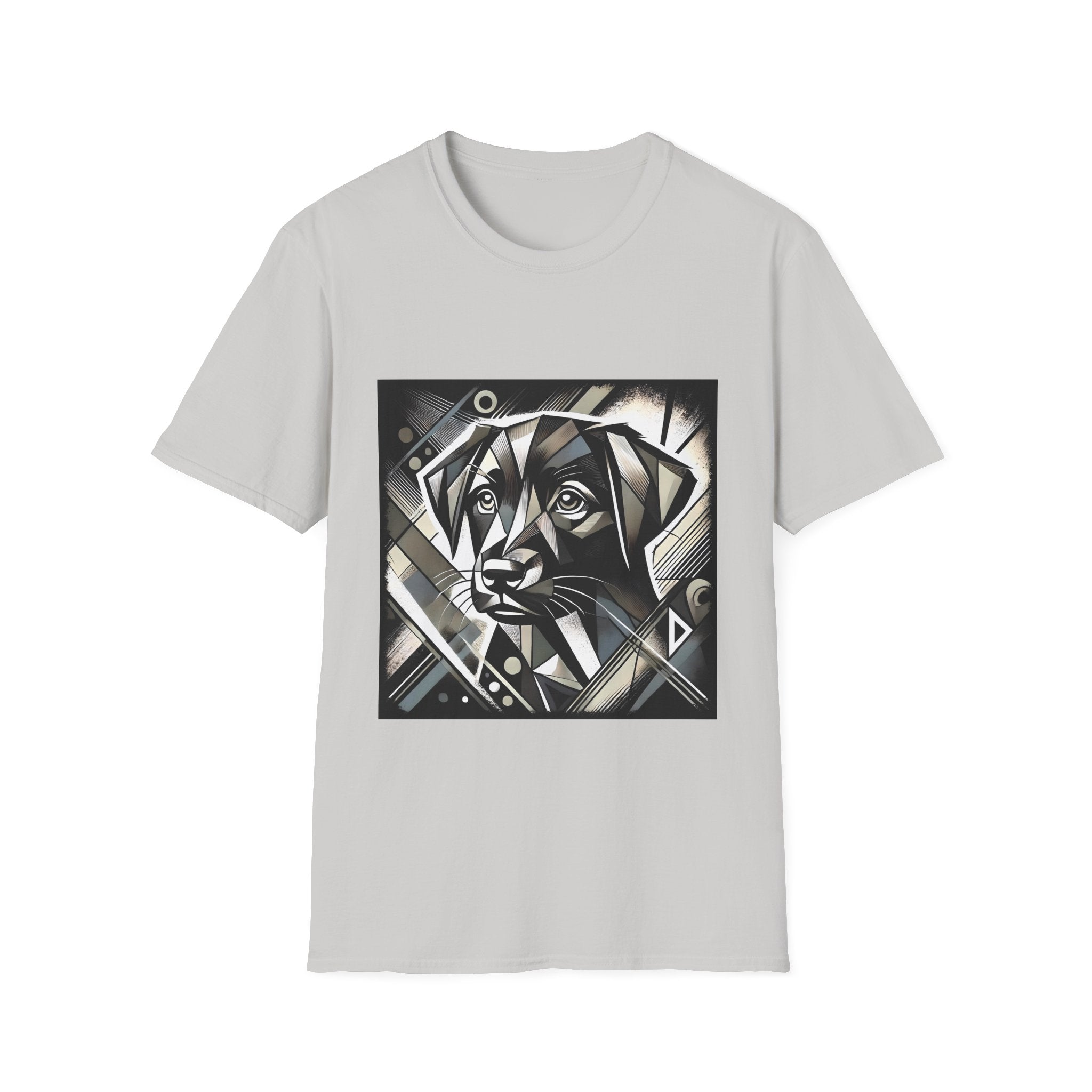 Labrador Retriever B&W Bold Geometric | Unisex Dog T-Shirt