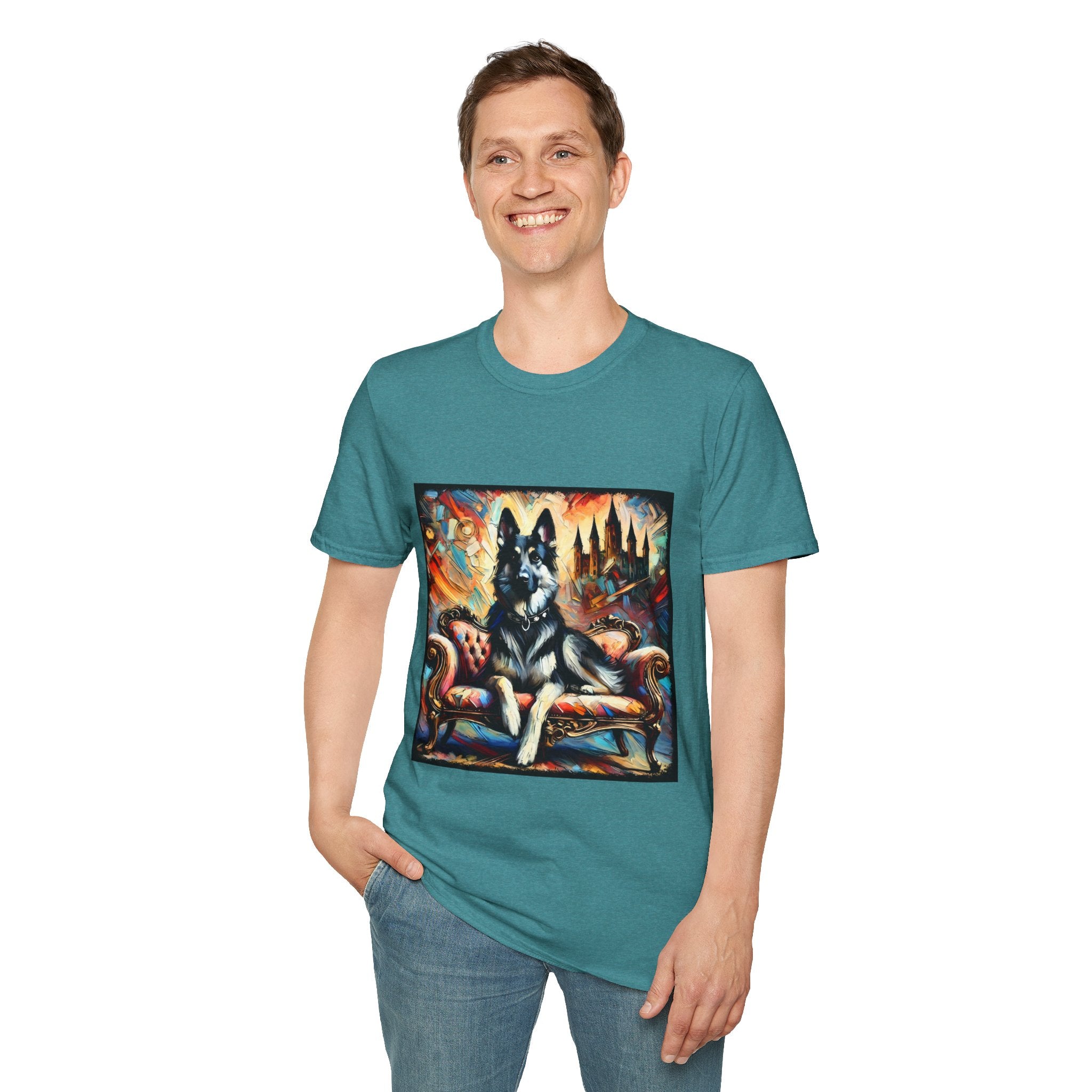 German Shepherd Vibrant Classic | Unisex Dog T-Shirt