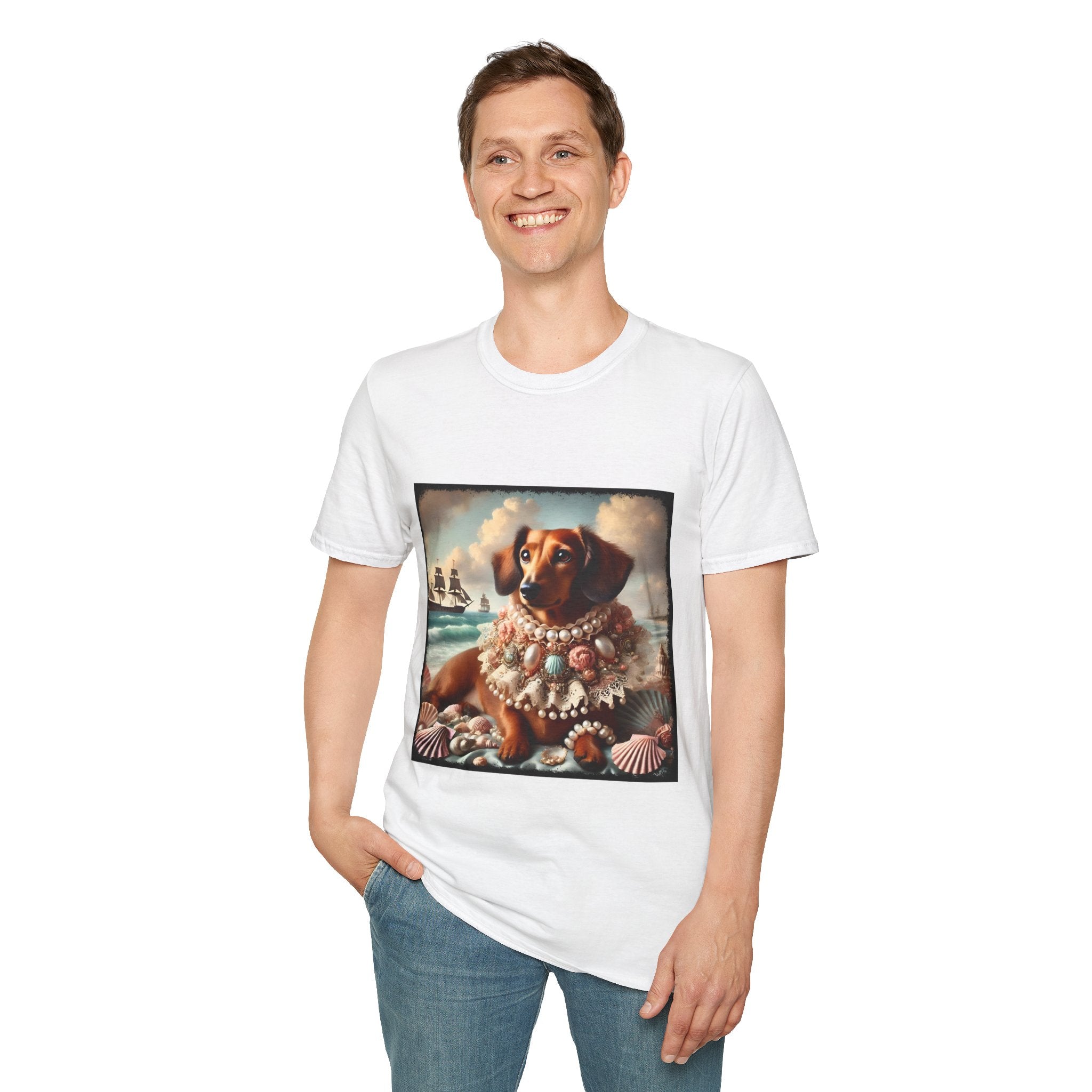Dachshund Ocean Muse | Unisex Dog T-Shirt