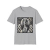 Afghan Hound B&W Bold Tie | Unisex Dog T-Shirt