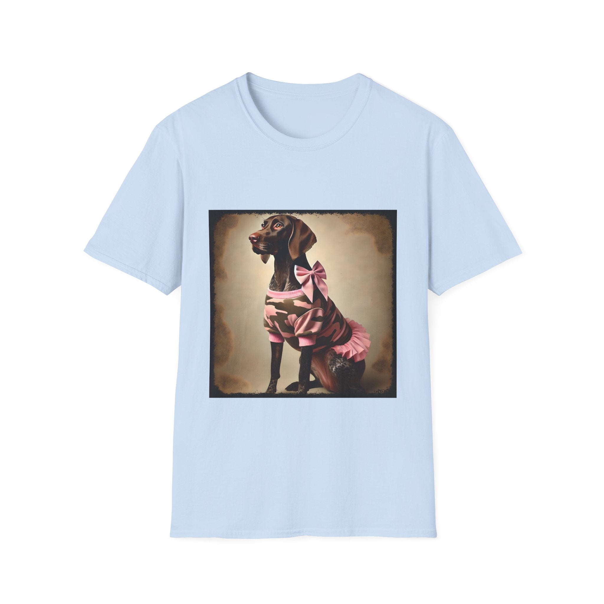 German Shorthaired Pointer Pink Camo Cutie | Unisex Dog T-Shirt