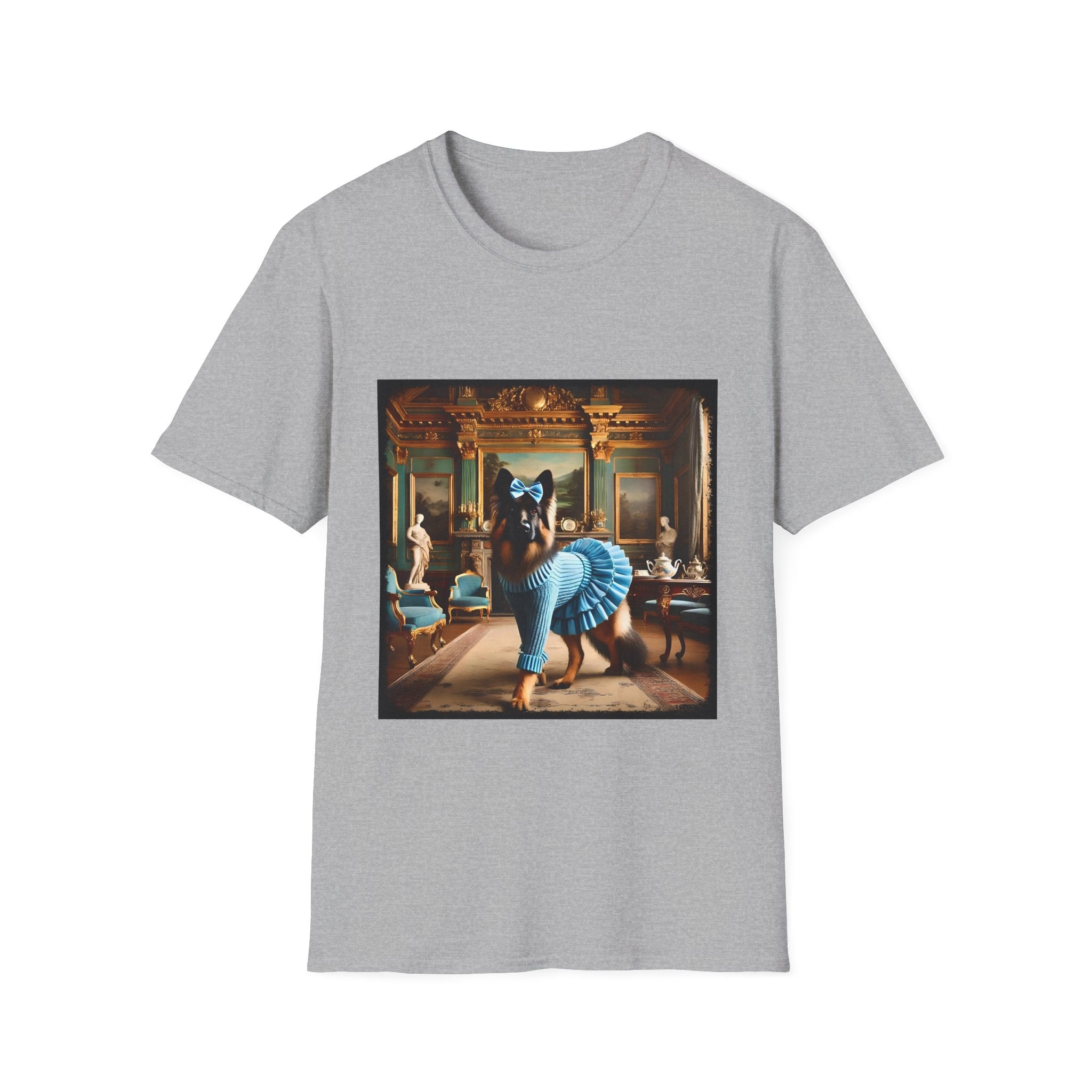 German Shepherd Posh Prep | Unisex Dog T-Shirt