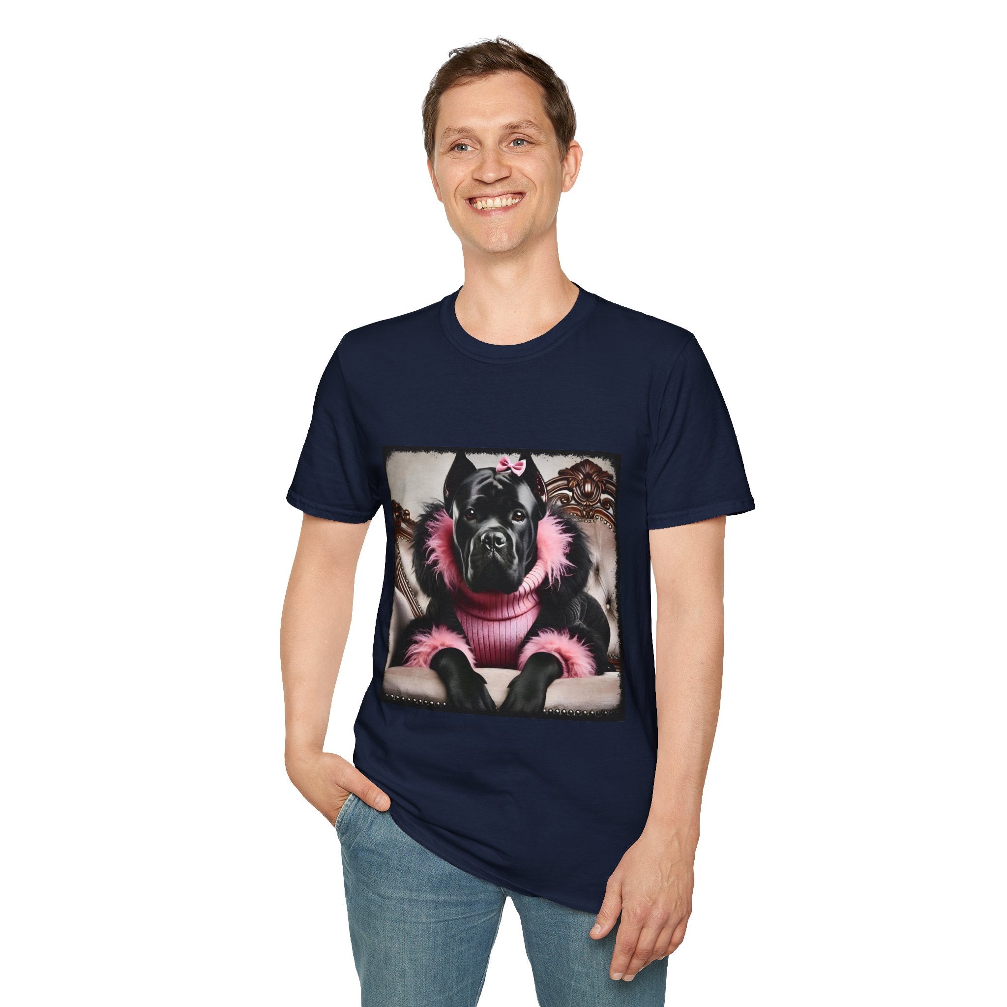 Cane Corso Pink Rebel | Unisex Dog T-Shirt