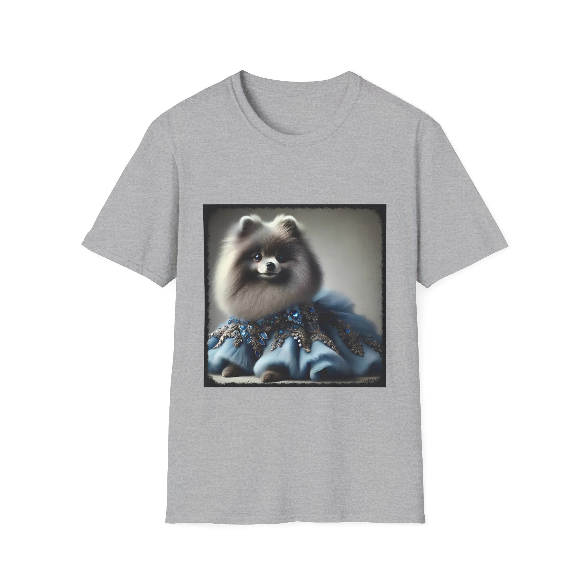 Pomeranian Blue Belle | Unisex Dog T-Shirt