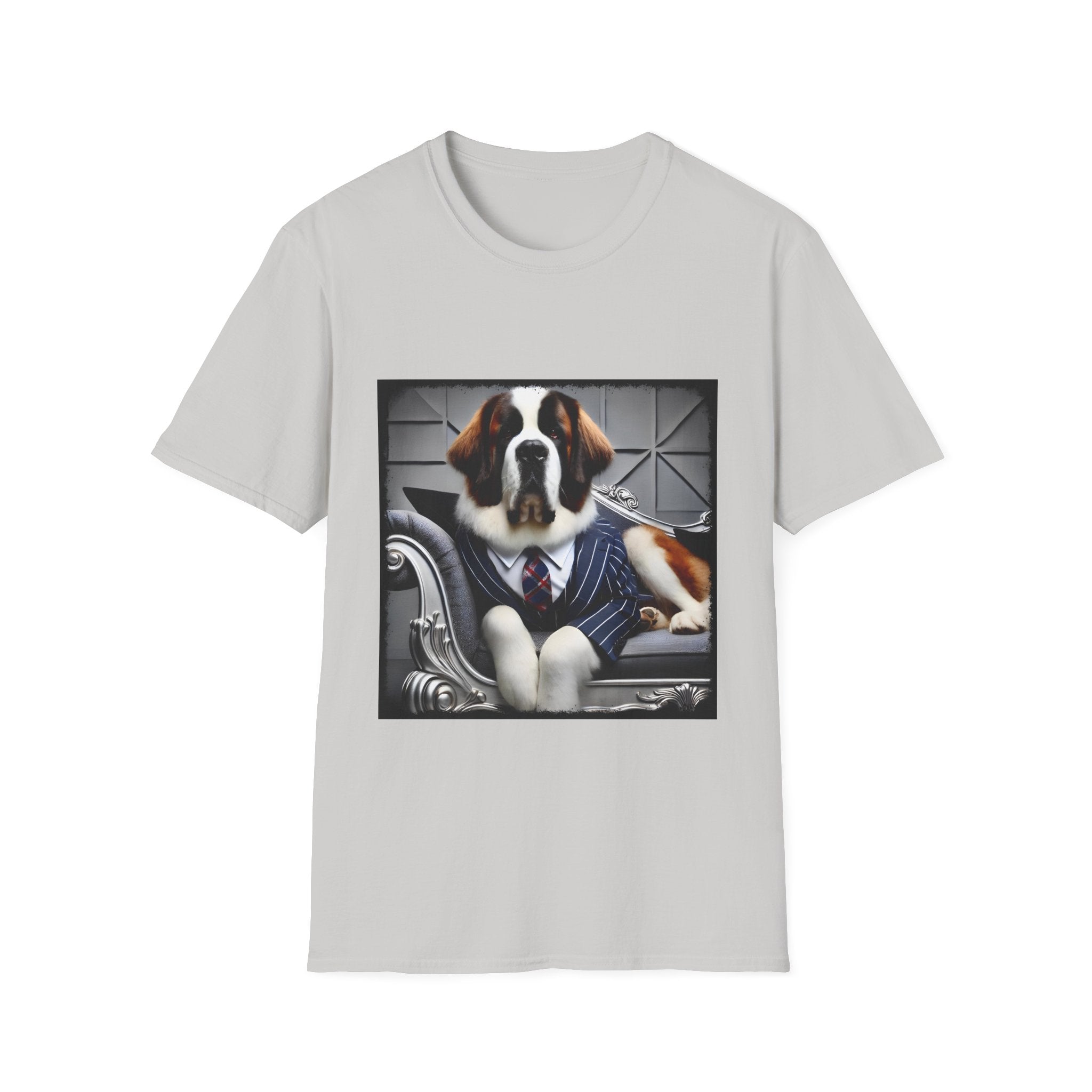 Saint Bernard Tux Luxe | Unisex Dog T-Shirt