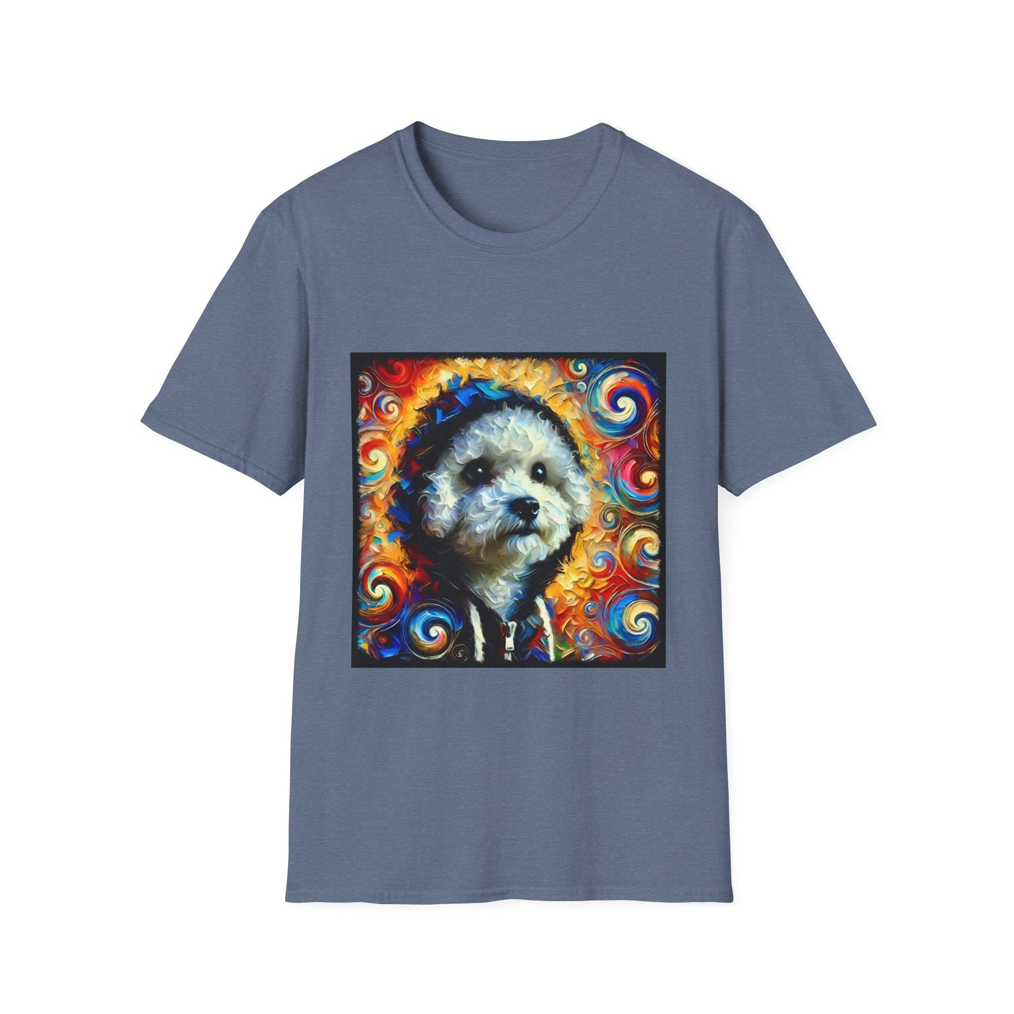 Bichon Frise Urban Swirl | Unisex Dog T-Shirt