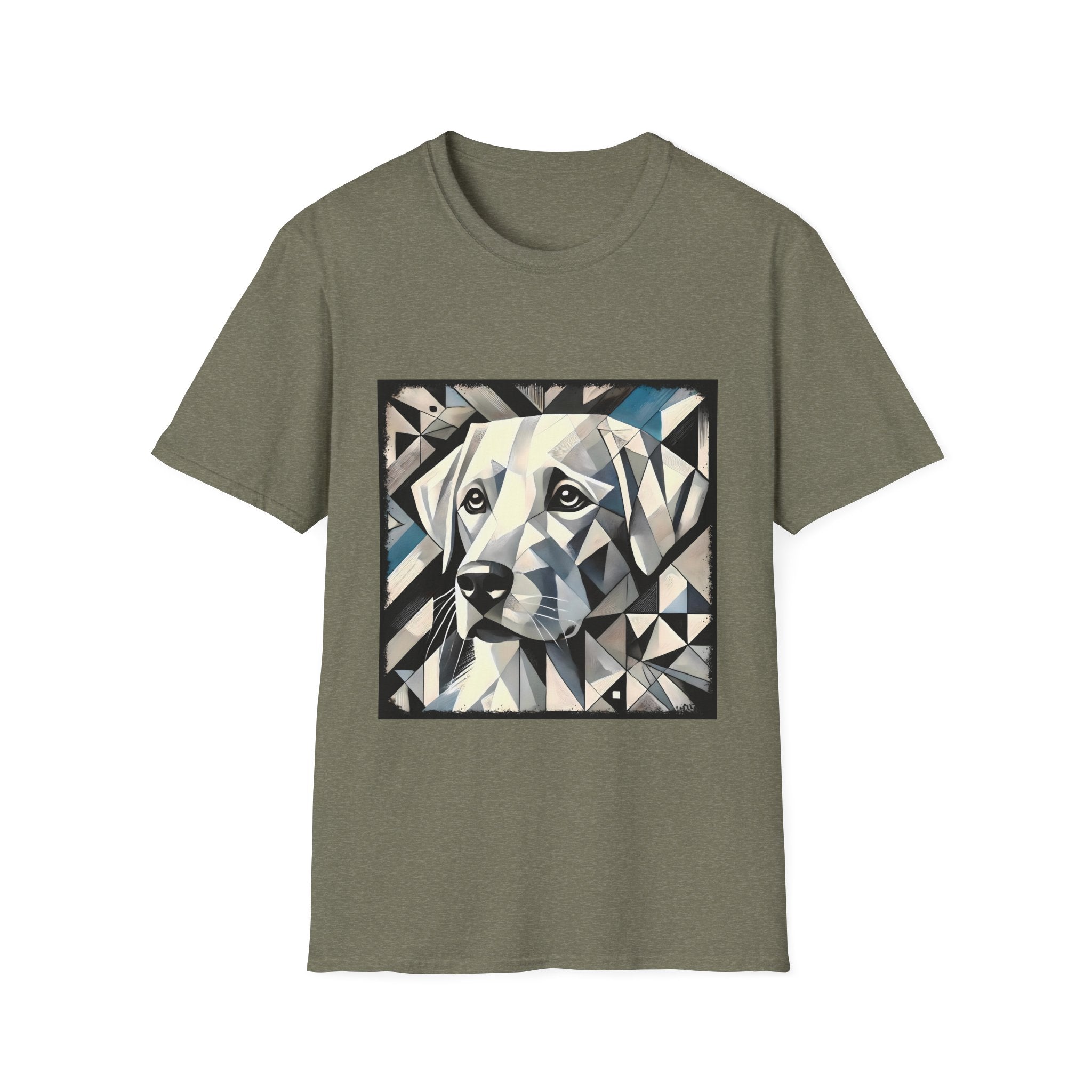 Labrador Retriever White Geometric | Unisex Dog T-Shirt