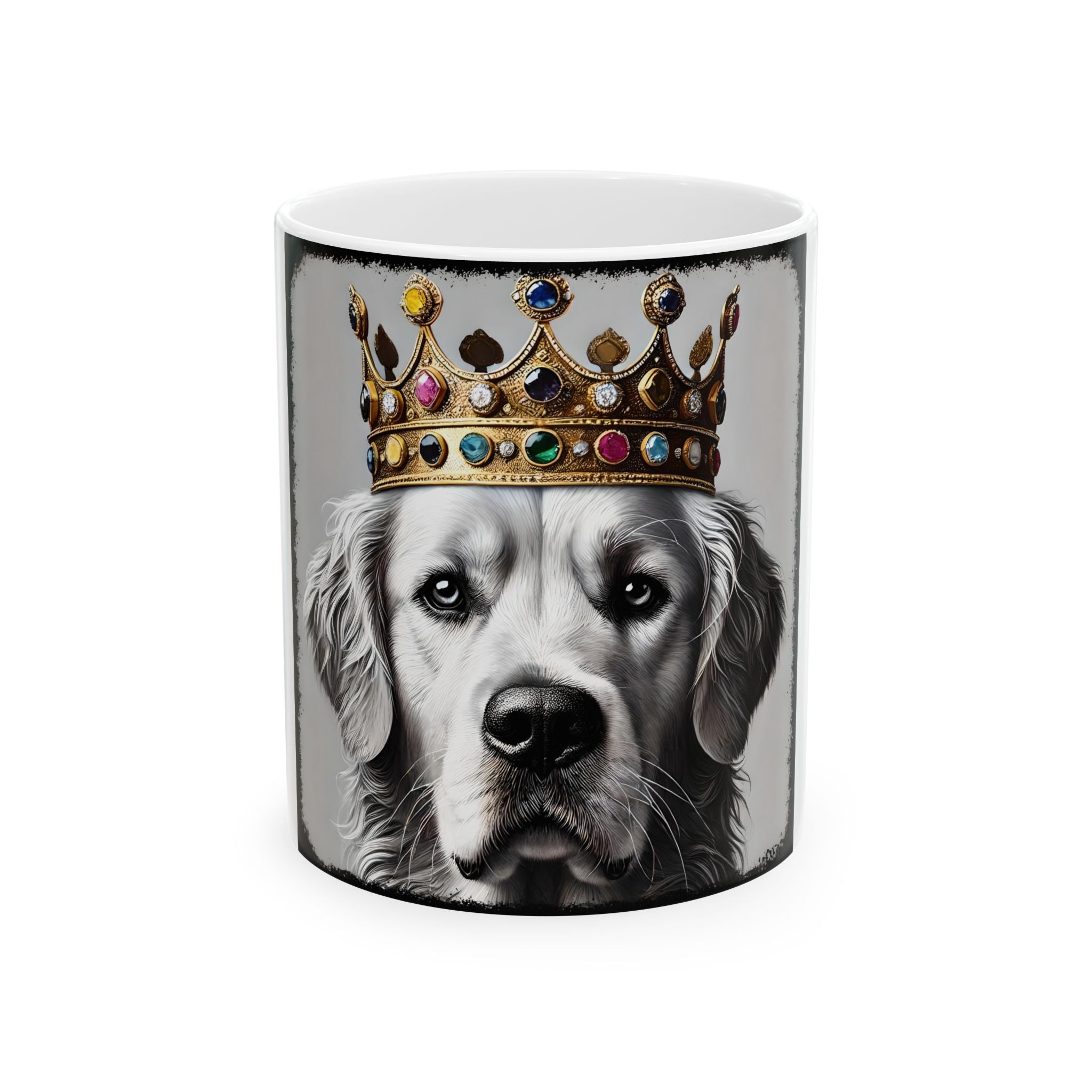 Golden Retriever King Supreme | Dog Themed Ceramic Mug