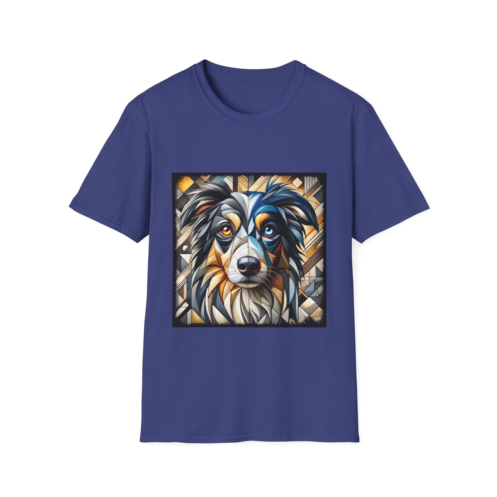 Miniature American Shepherd Bold Geometric |  Unisex Dog T-Shirt