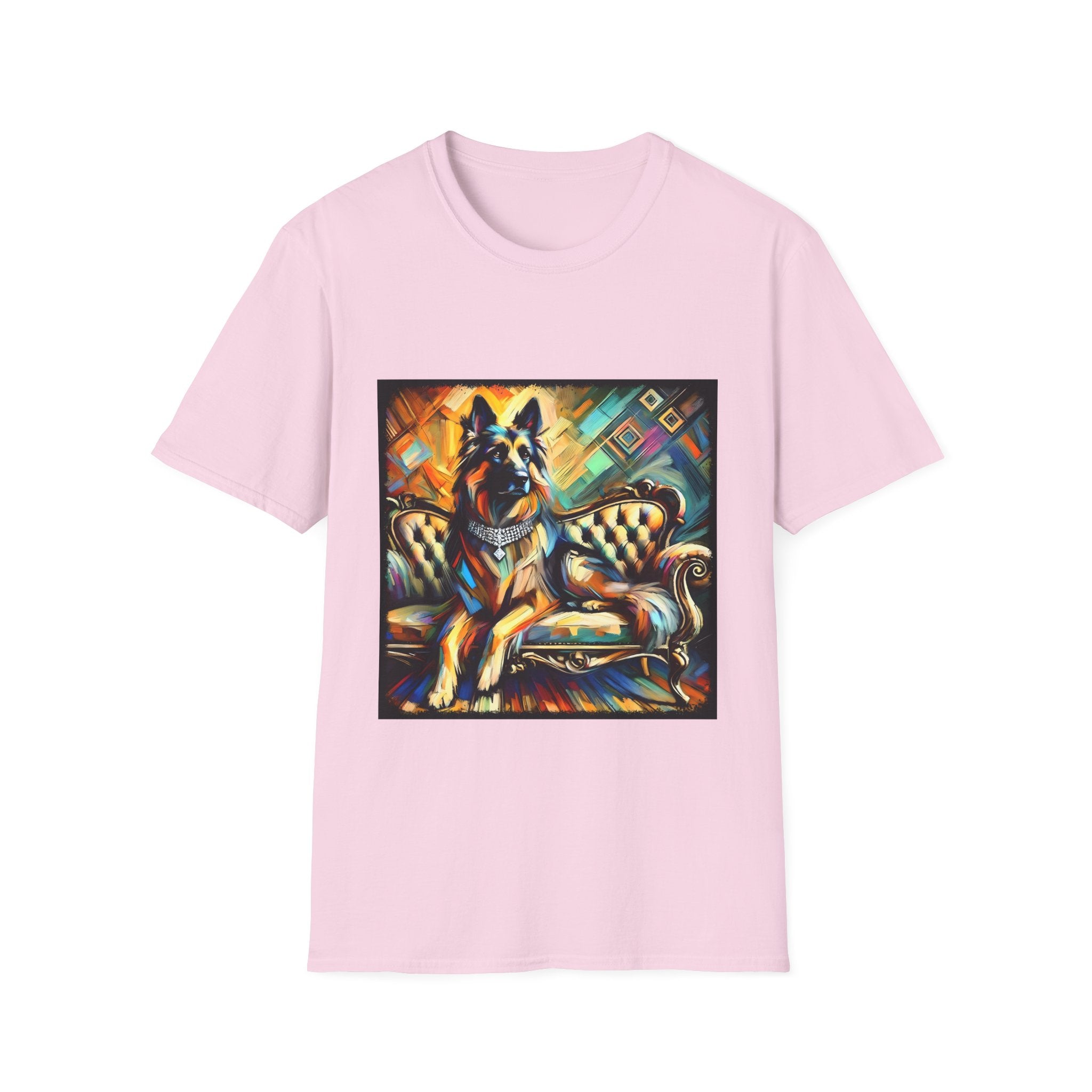 German Shepherd Diamond Multicolor Classic | Unisex Dog T-Shirt