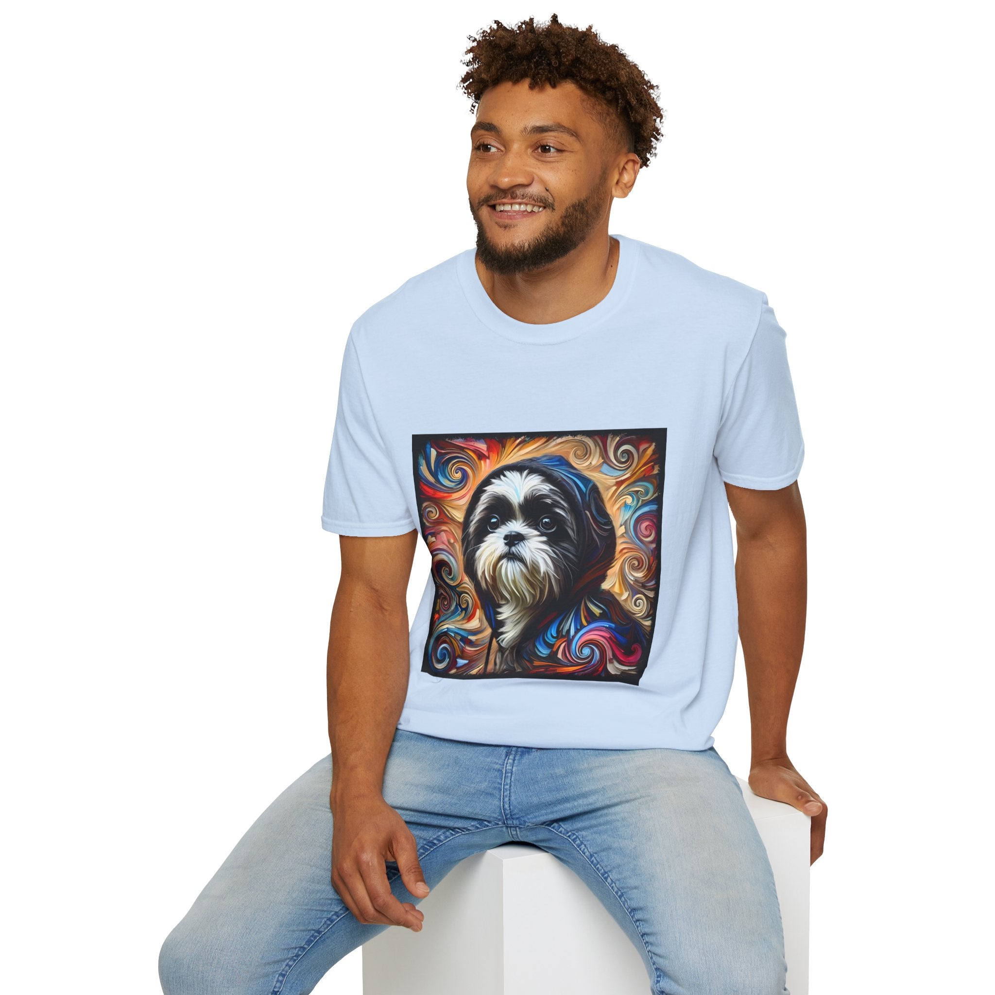 Shih Tzu Hoodie Swirl |  Unisex Dog T-Shirt