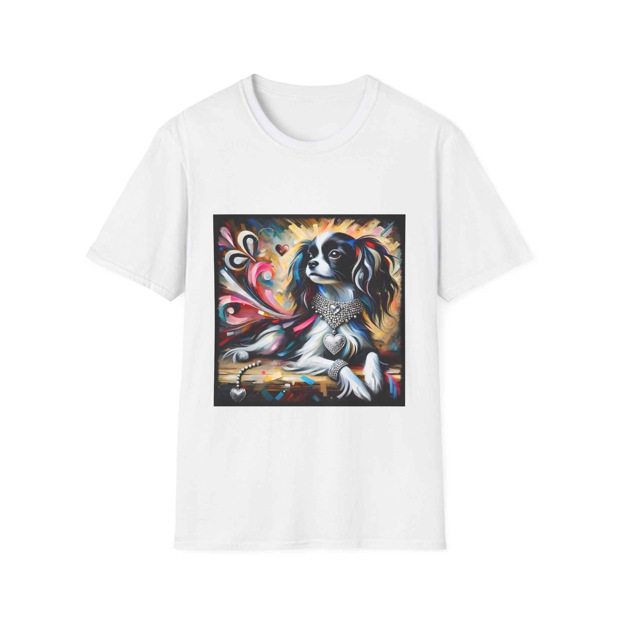 Cavalier King Charles Spaniel Diamond Heart Classic | Unisex Dog T-Shirt