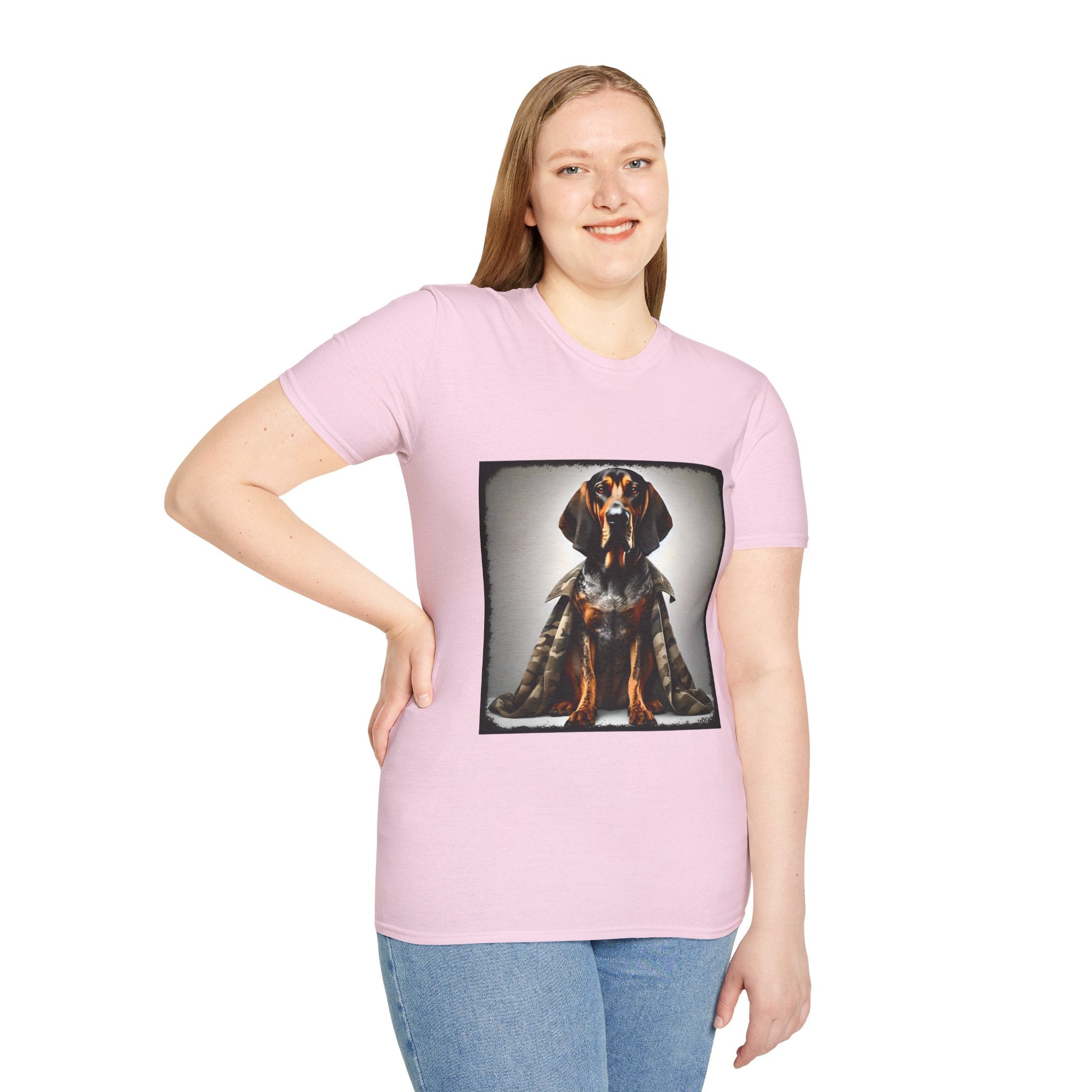 Coonhound Combat Cutie | Unisex Dog T-Shirt