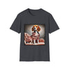 Beagle Peach Posh | Unisex Dog T-Shirt