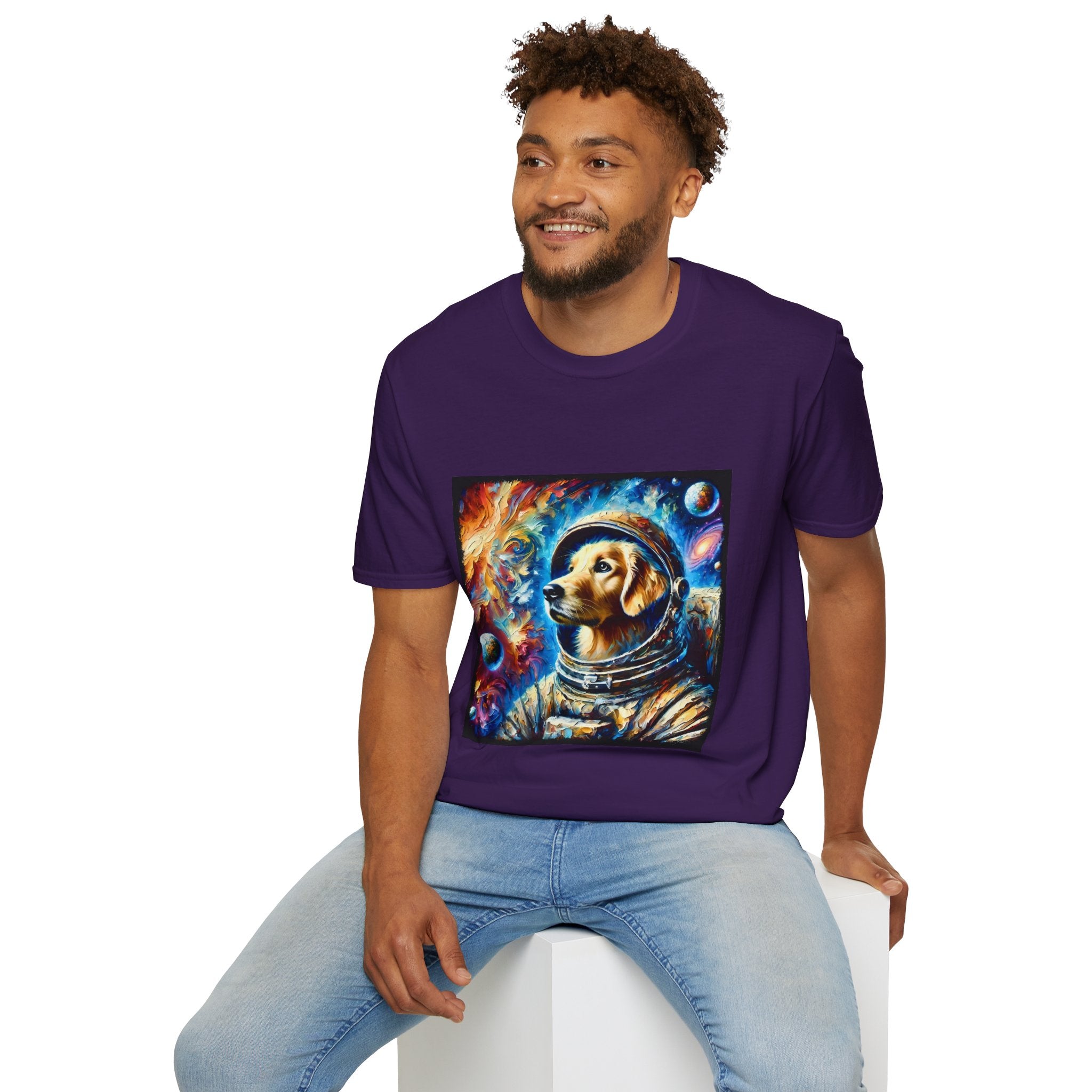 Golden Retriever Space Pup | Unisex Dog T-Shirt