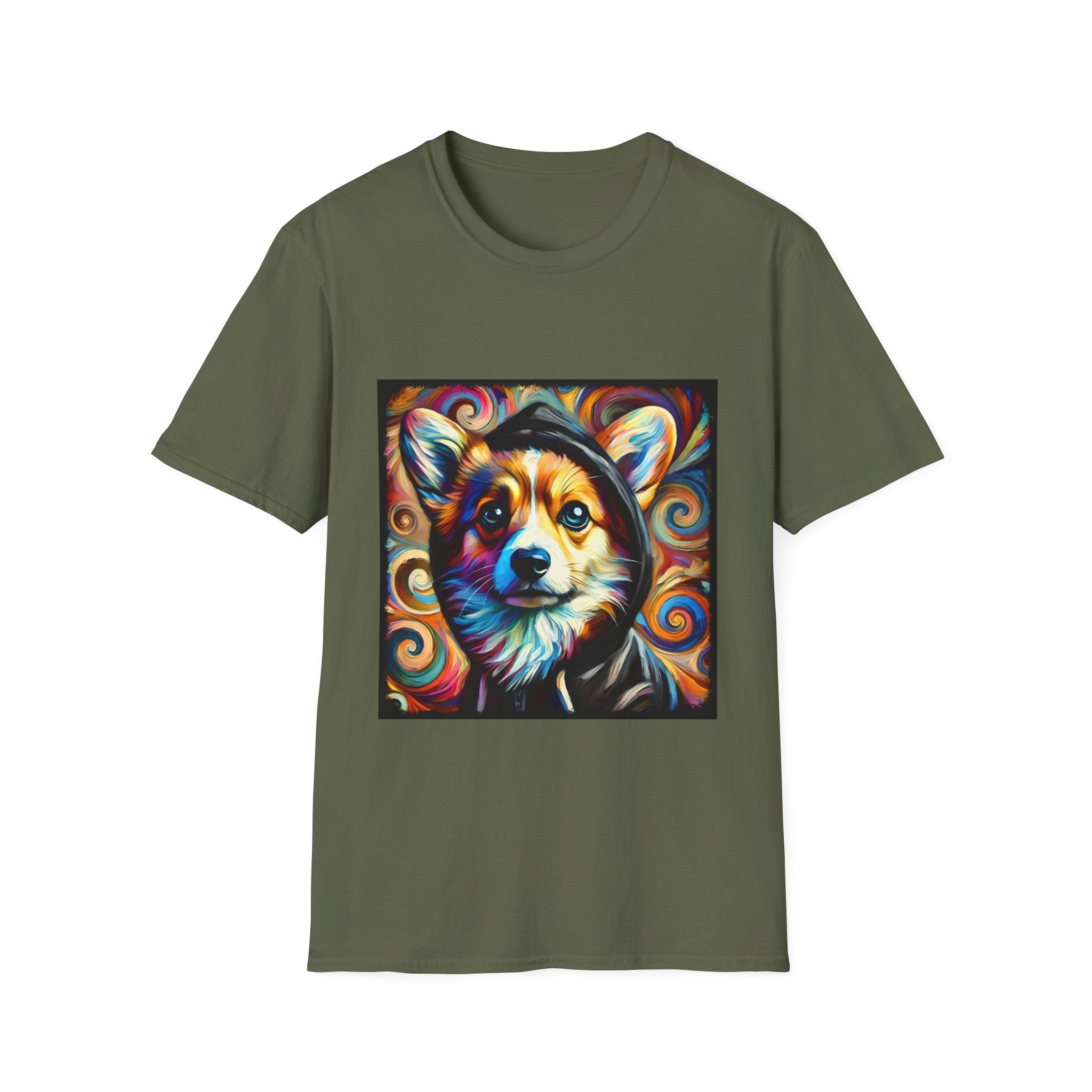Pembroke Welsh Corgi Relaxed Swirl | Unisex Dog T-Shirt