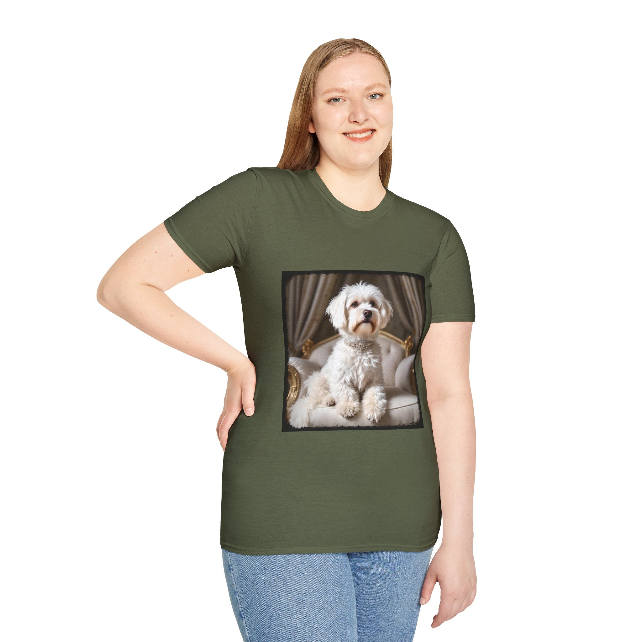 Maltese Royal Princess | Unisex Dog T-Shirt