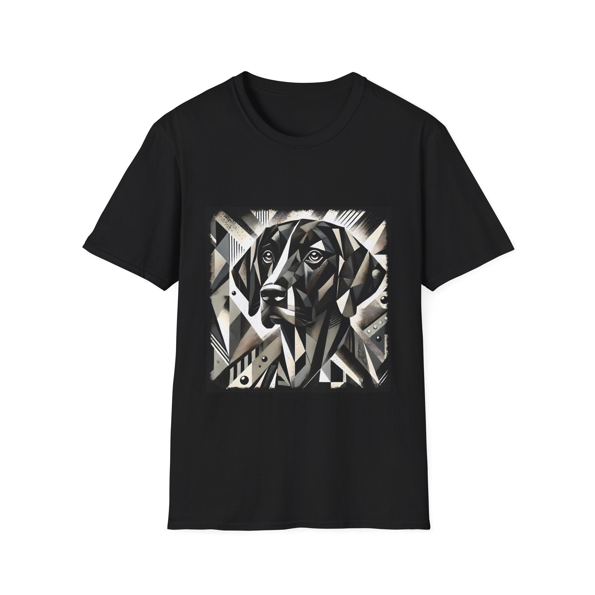 German Shorthaired Pointer B&W Geometric  | Unisex Dog T-Shirt