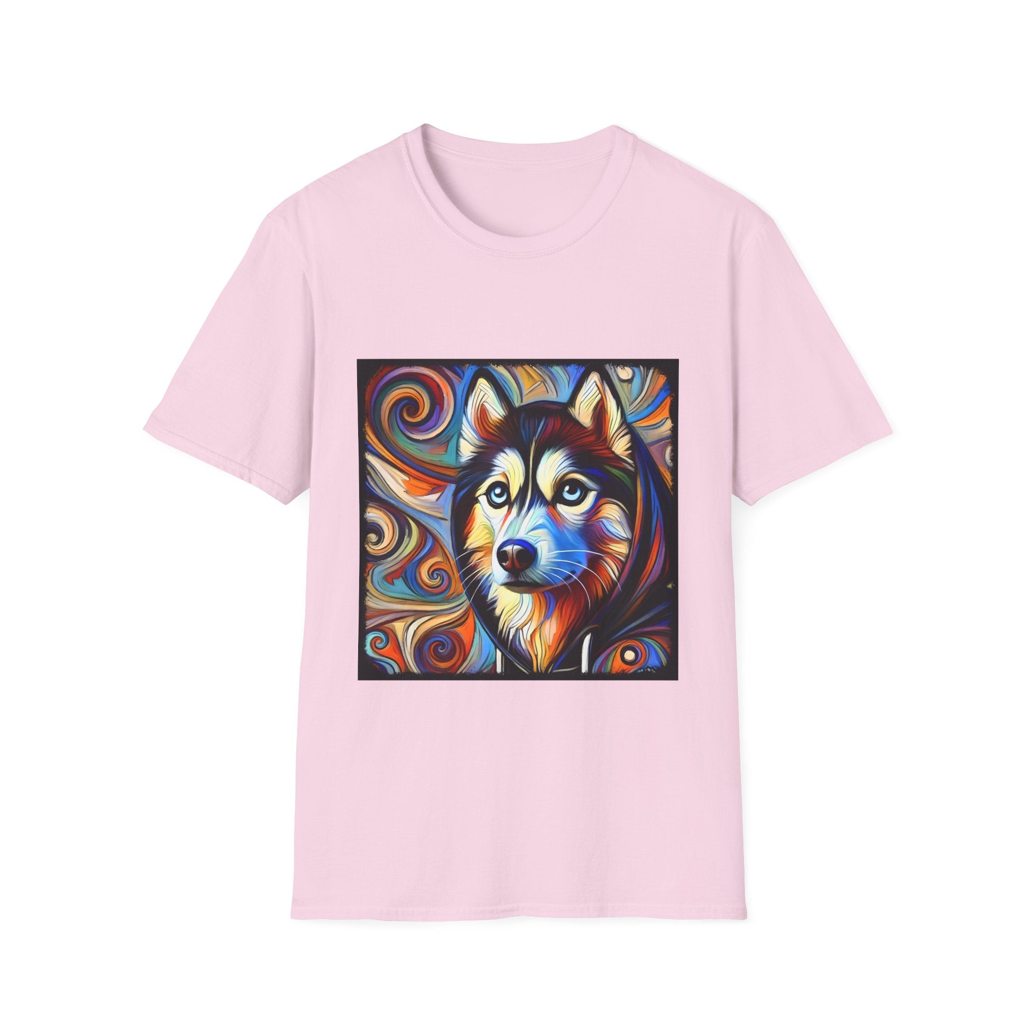 Siberian Husky Relaxed Swirl | Unisex Dog T-Shirt