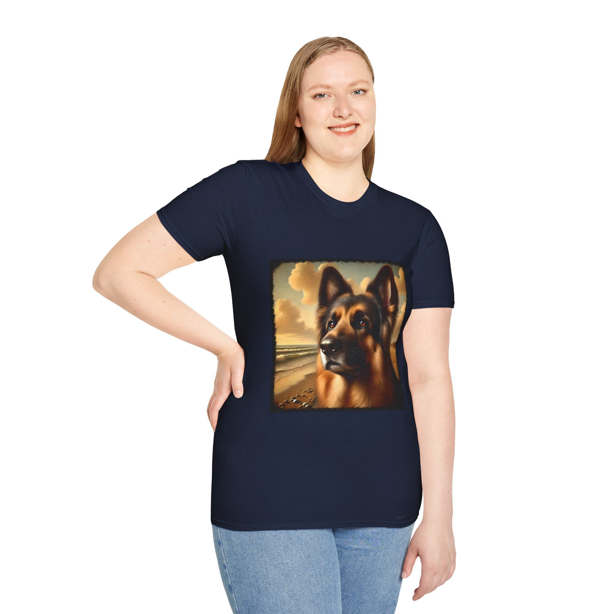 German Shepherd Beach Classic | Unisex Dog T-Shirt