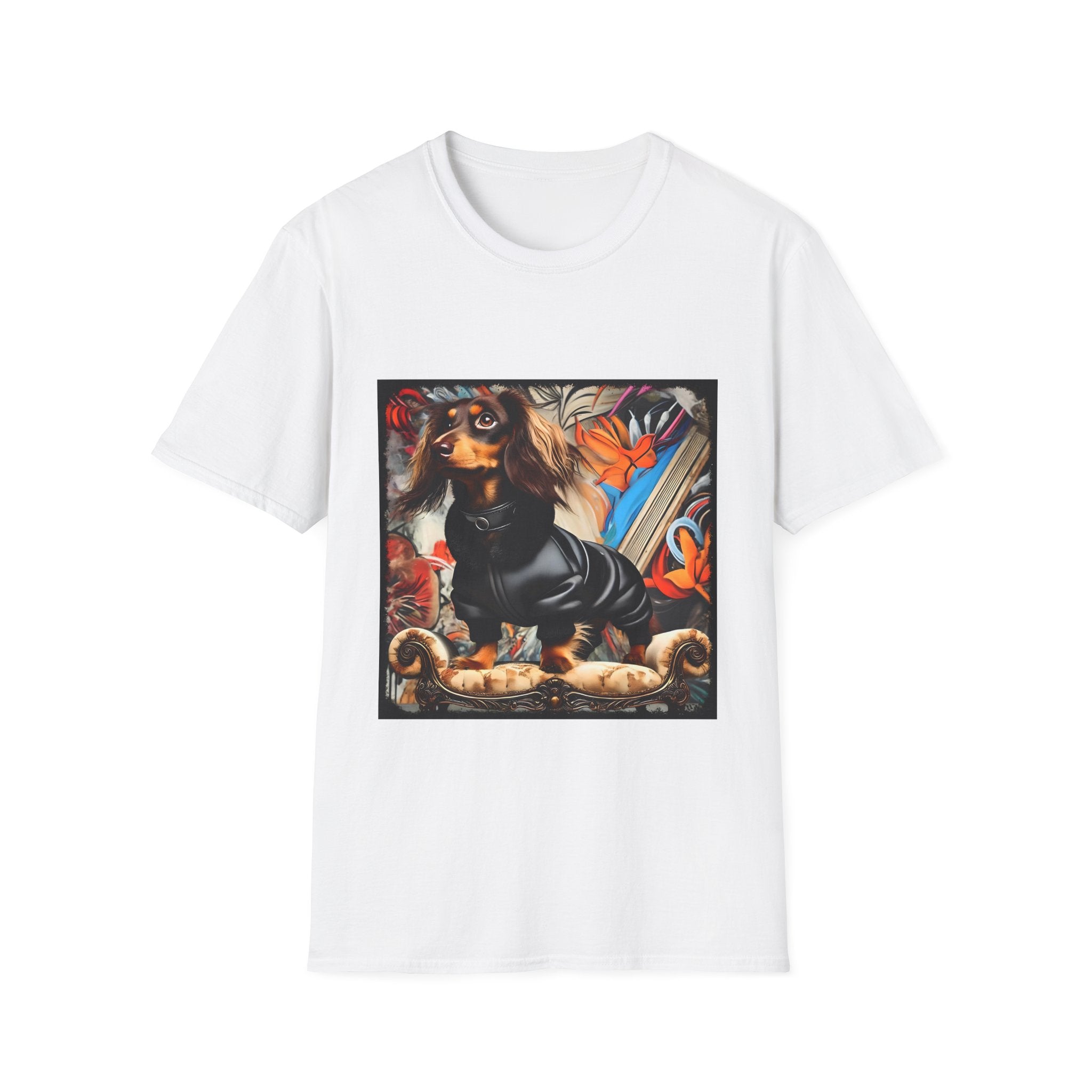 Dachshund Grunge Chic | Unisex Dog T-Shirt