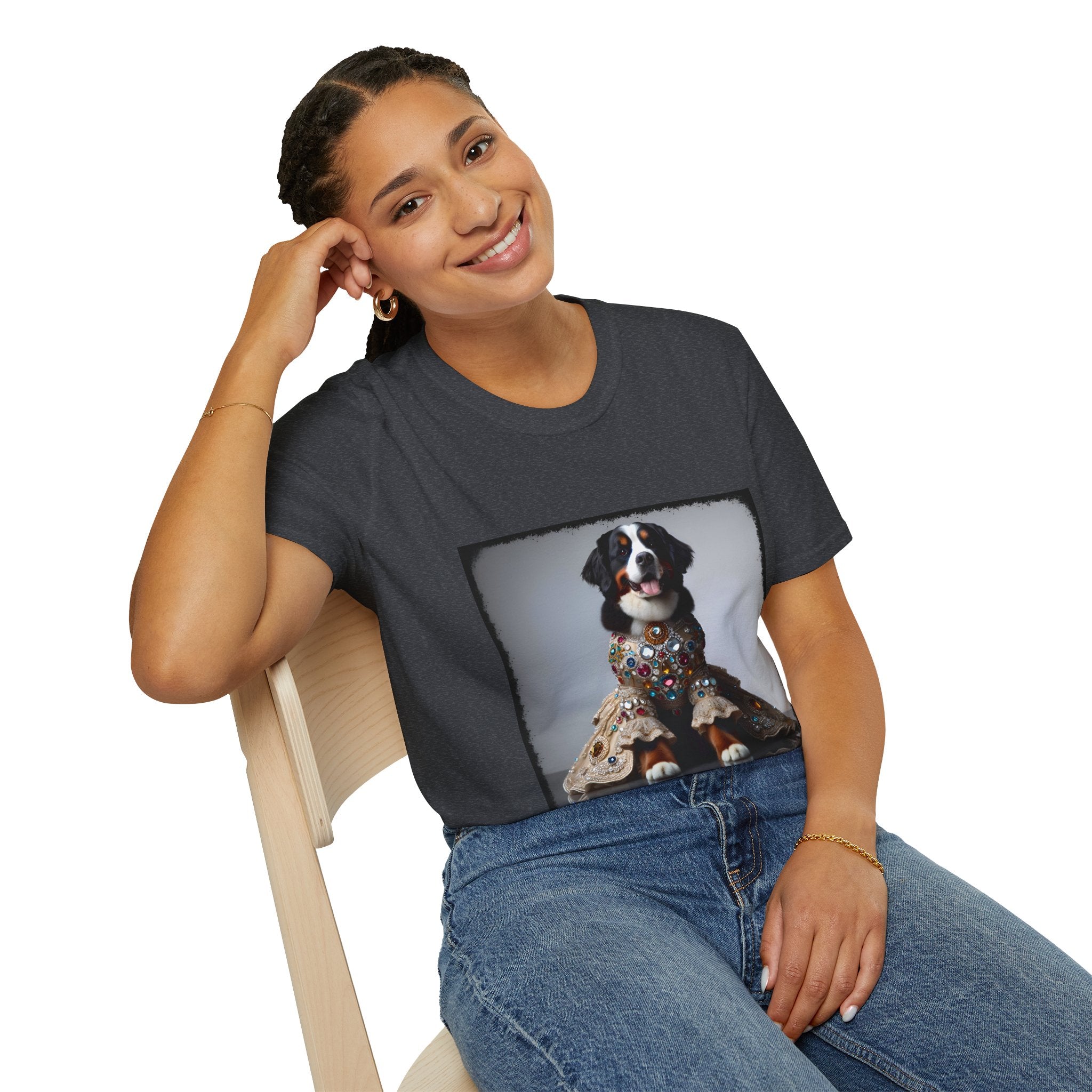 Bernese Mountain Dog Luxe Treasure | Unisex Dog T-Shirt