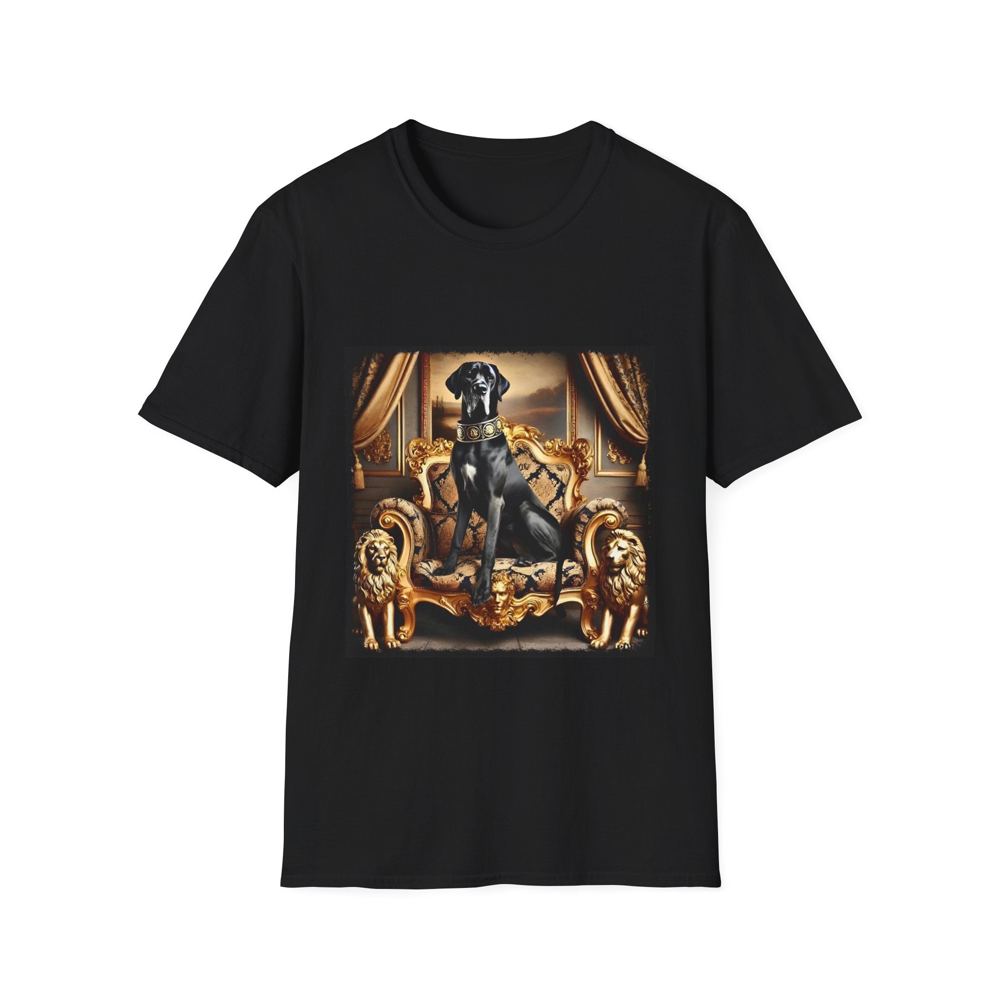 Great Dane Throne Pup | Unisex Dog T-Shirt