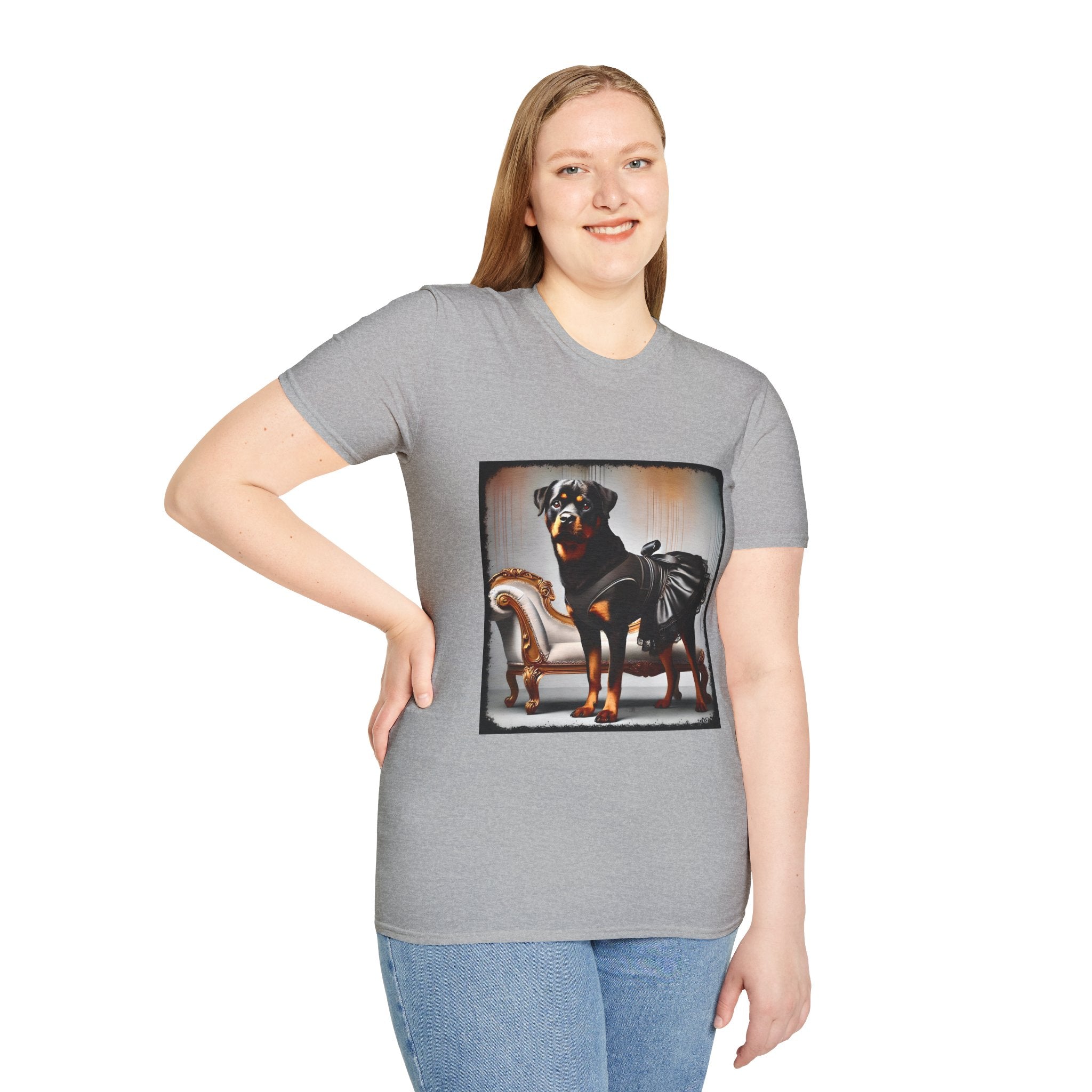 Rottweiler Leather & Lace | Unisex Dog T-Shirt