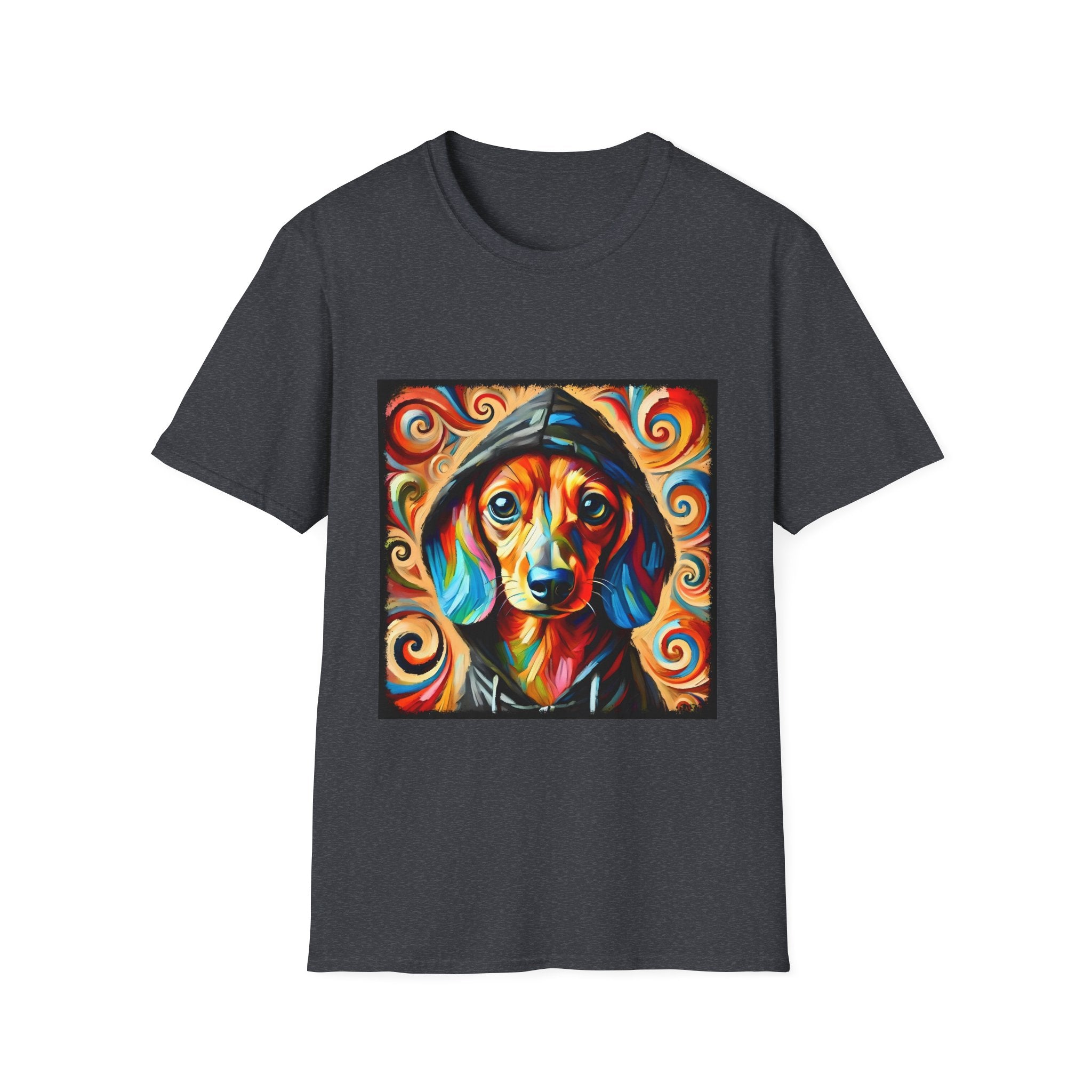 Dachshund Urban Swirl | Unisex Softstyle T-Shirt