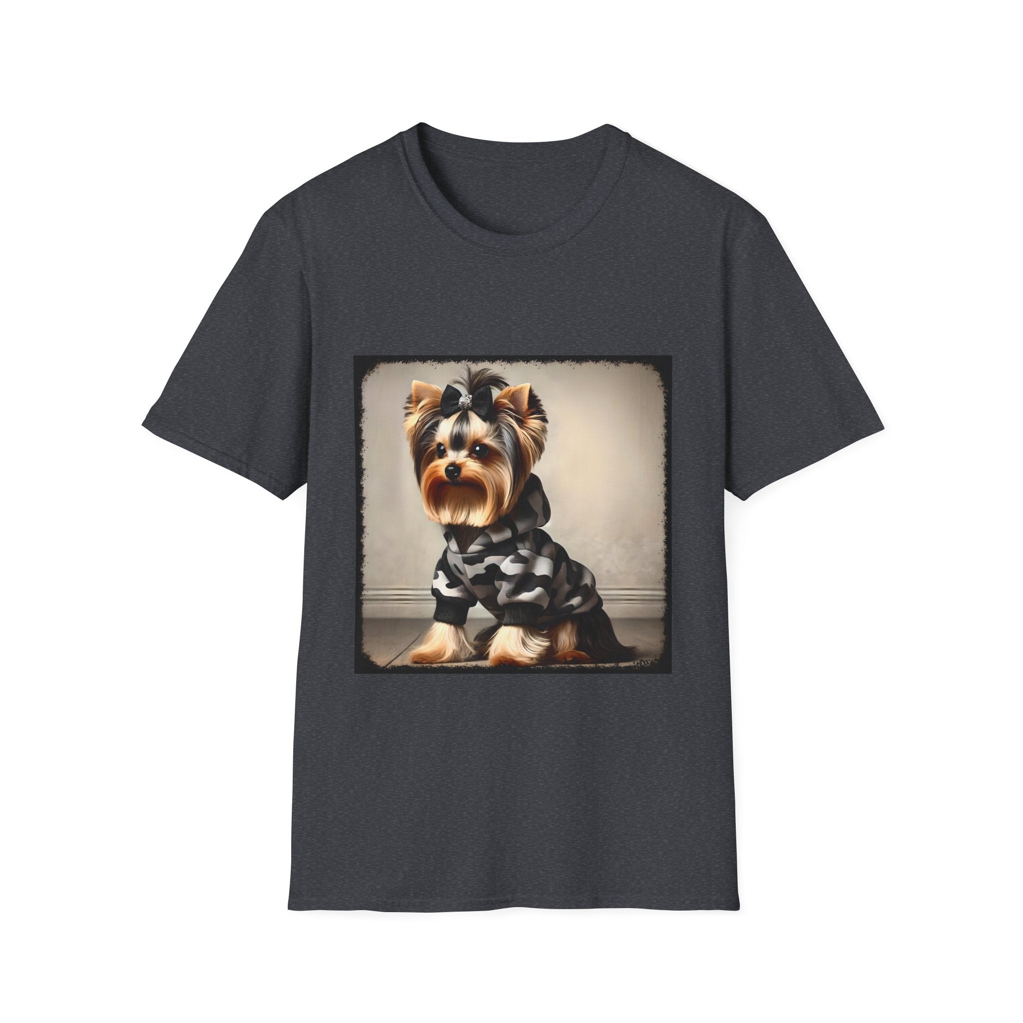 Yorkshire Terrier Black Camo Bombshell | Unisex Dog T-Shirt