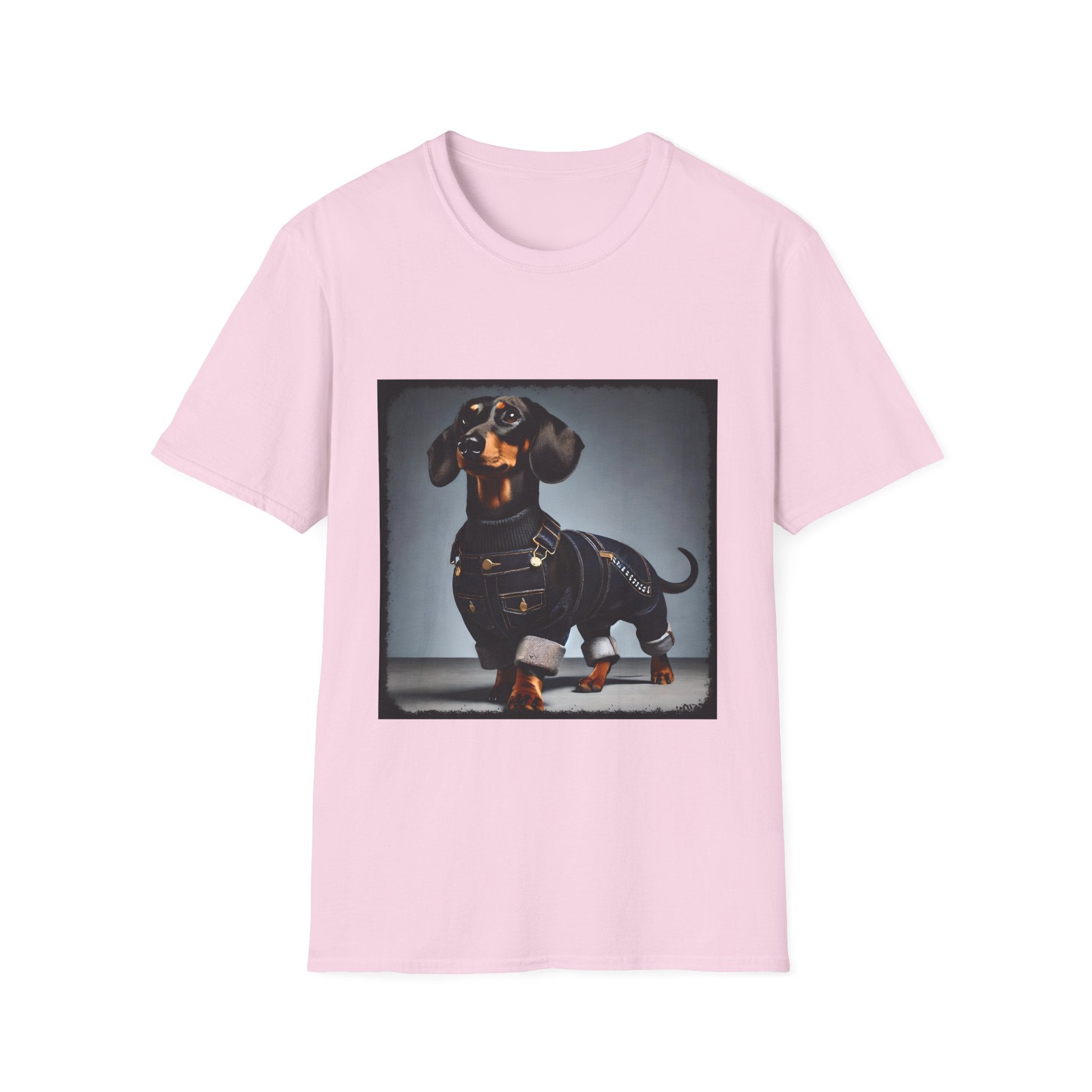 Dachshund Denim Doll | Unisex Dog T-Shirt