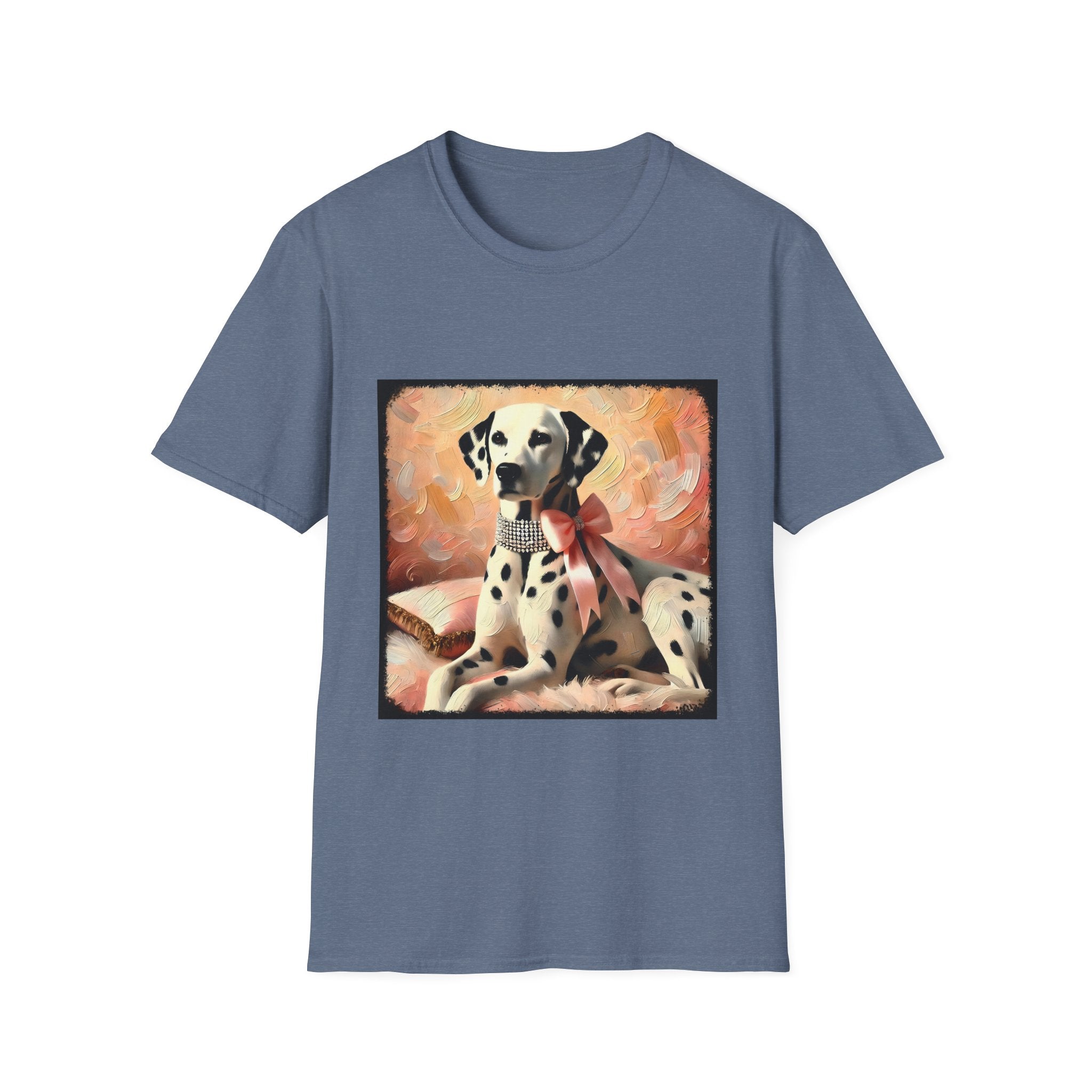Dalmatian Diamond Bow Classic | Unisex Dog T-Shirt