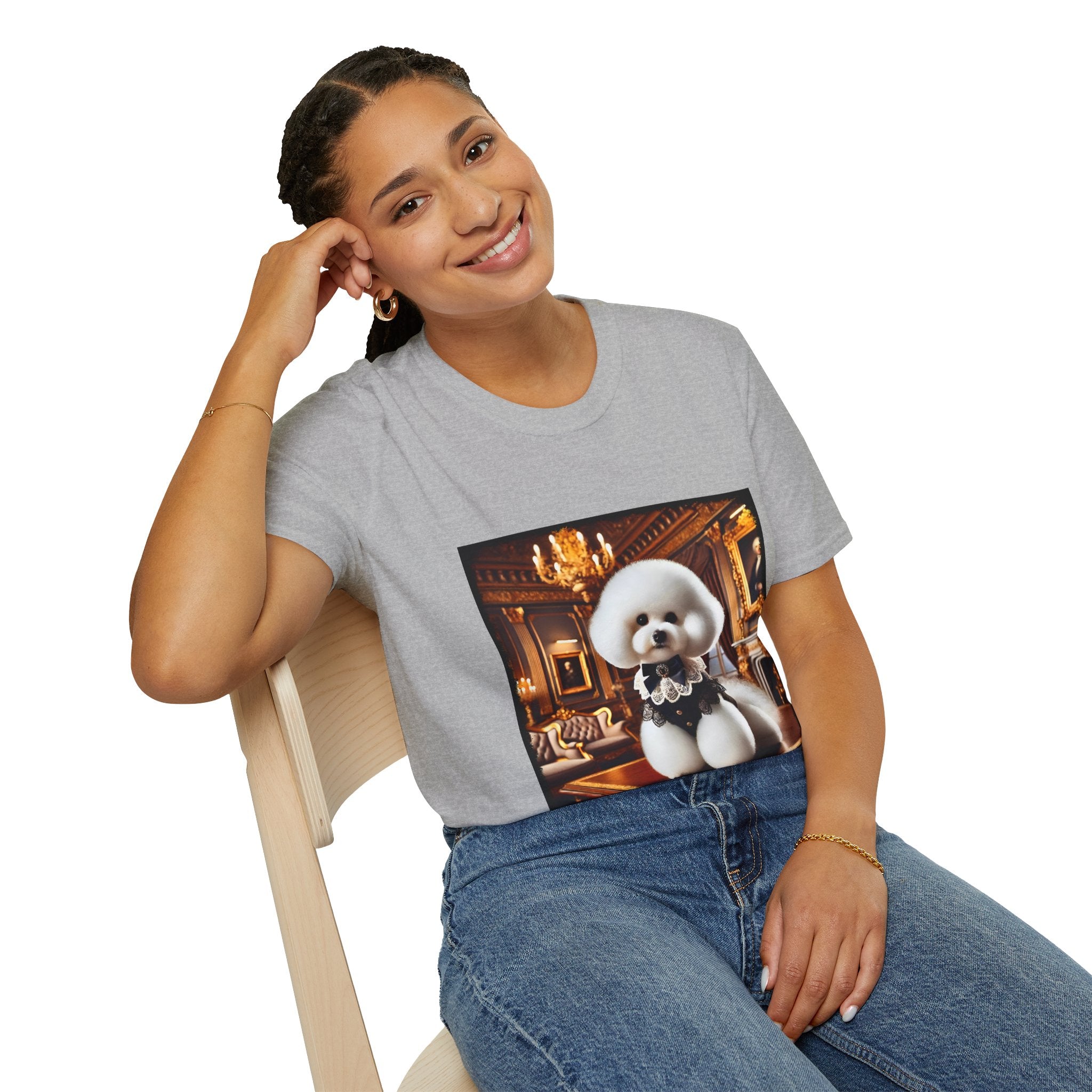 Bichon Frise Status Sniffer | Unisex Dog T-Shirt
