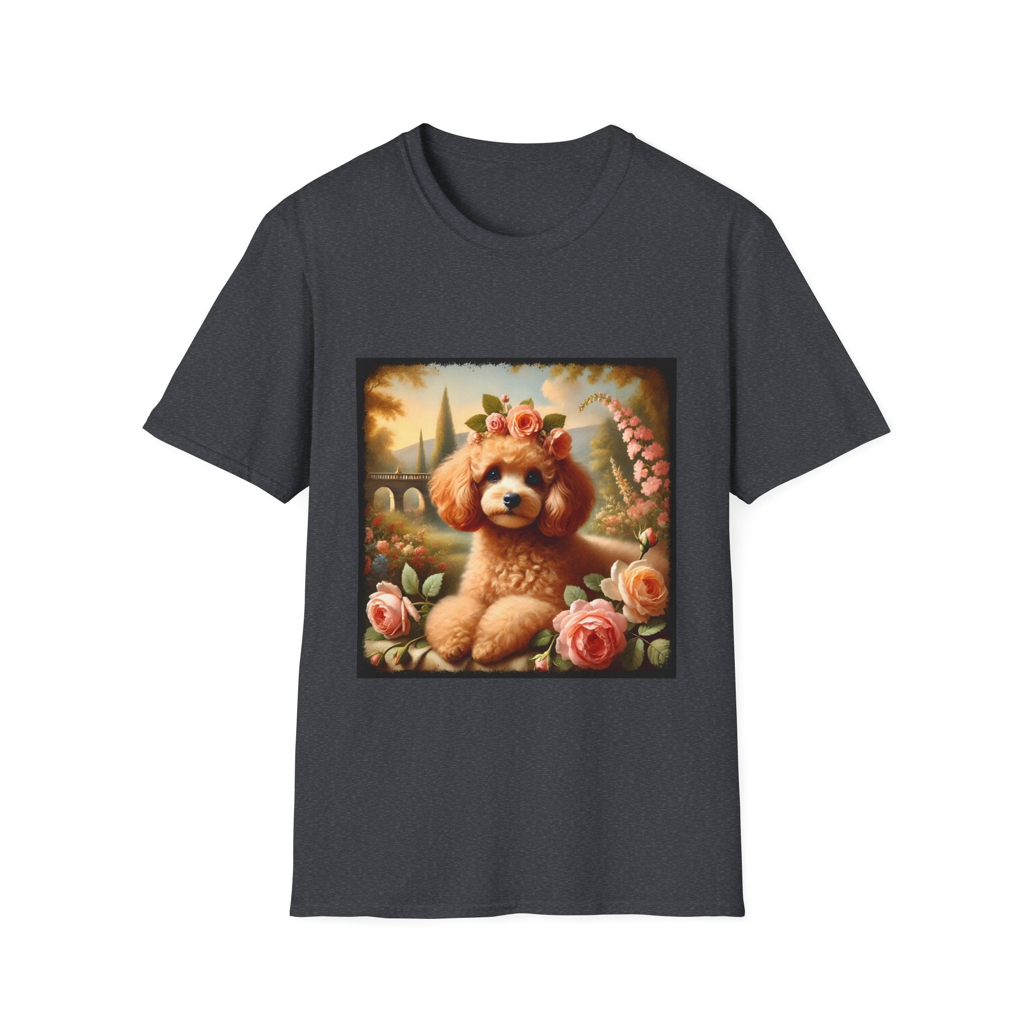 Poodle Pink Blossom | Unisex Dog T-Shirt