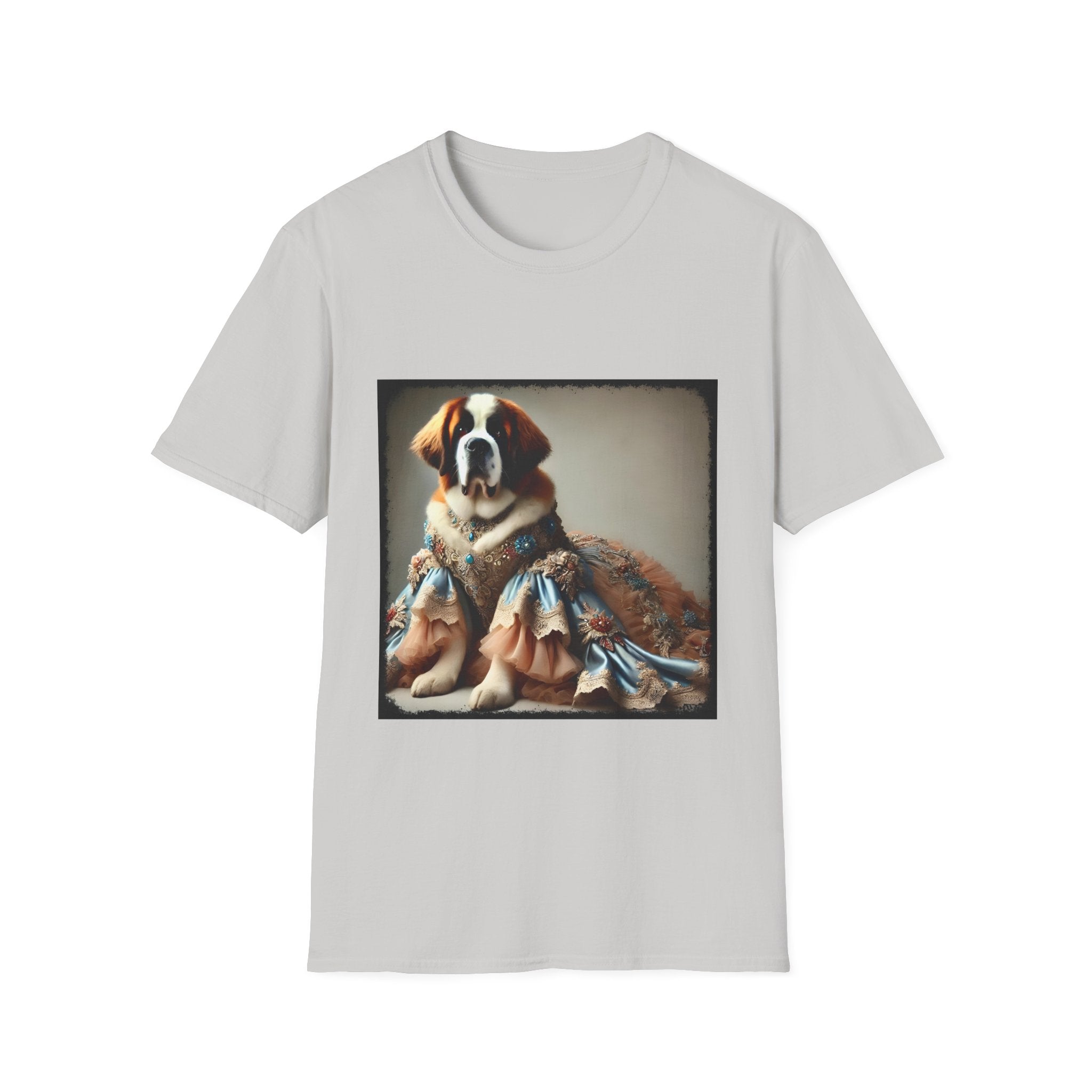 Saint Bernard Pawsh Portrait | Unisex Dog T-Shirt
