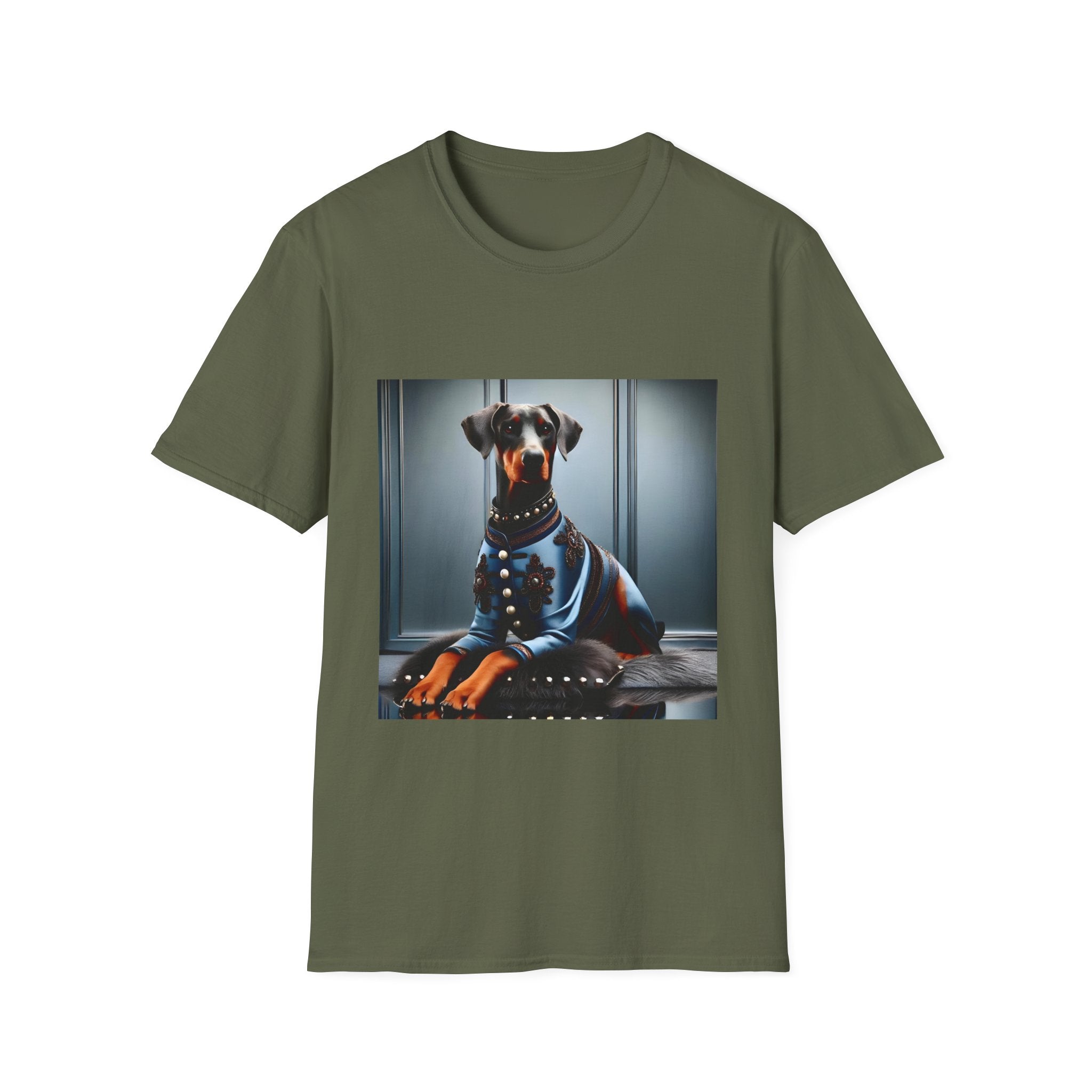 Doberman Pinscher Blue Belle | Unisex Dog T-Shirt