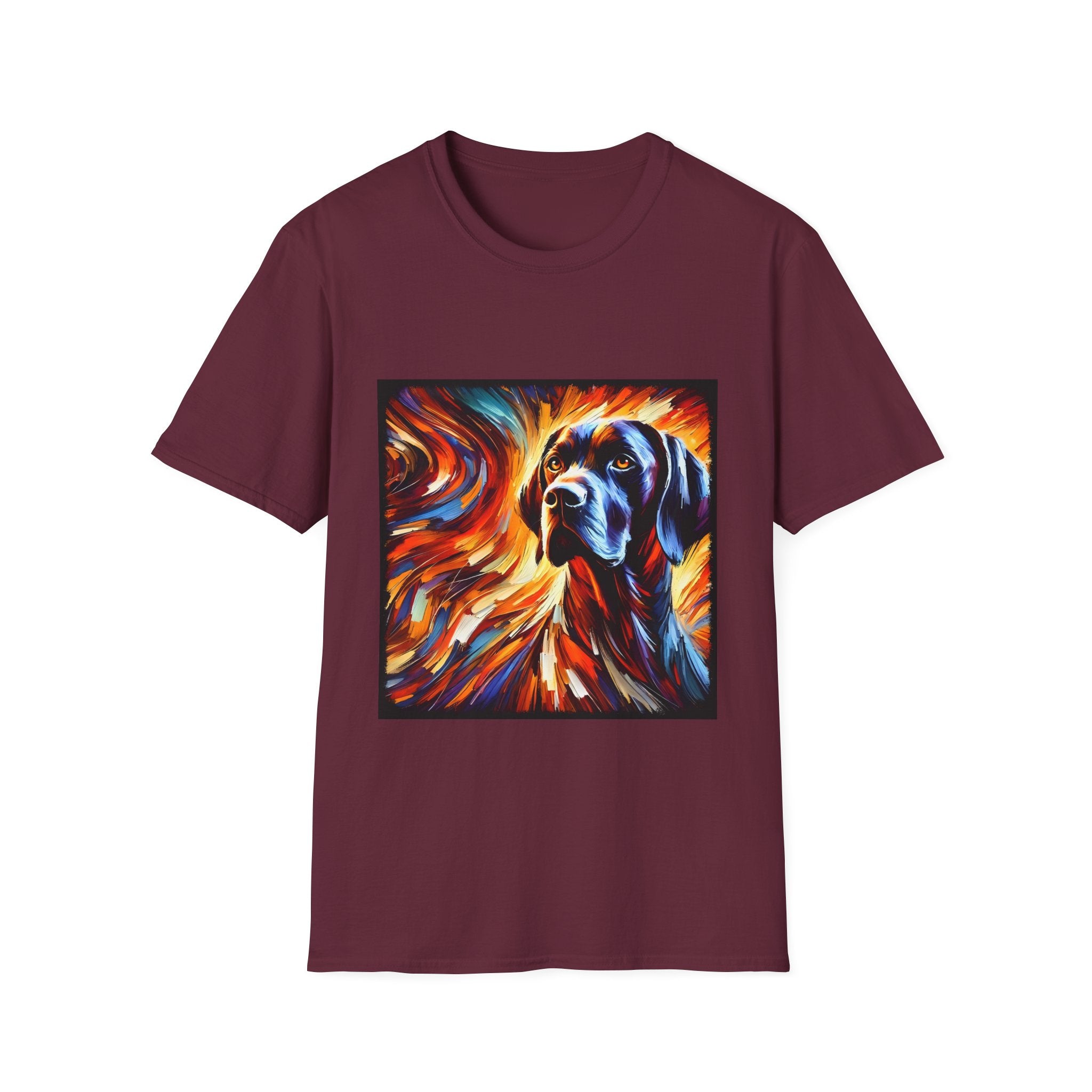 German Shorthaired Pointer Bold Fire Classic | Unisex Dog T-Shirt