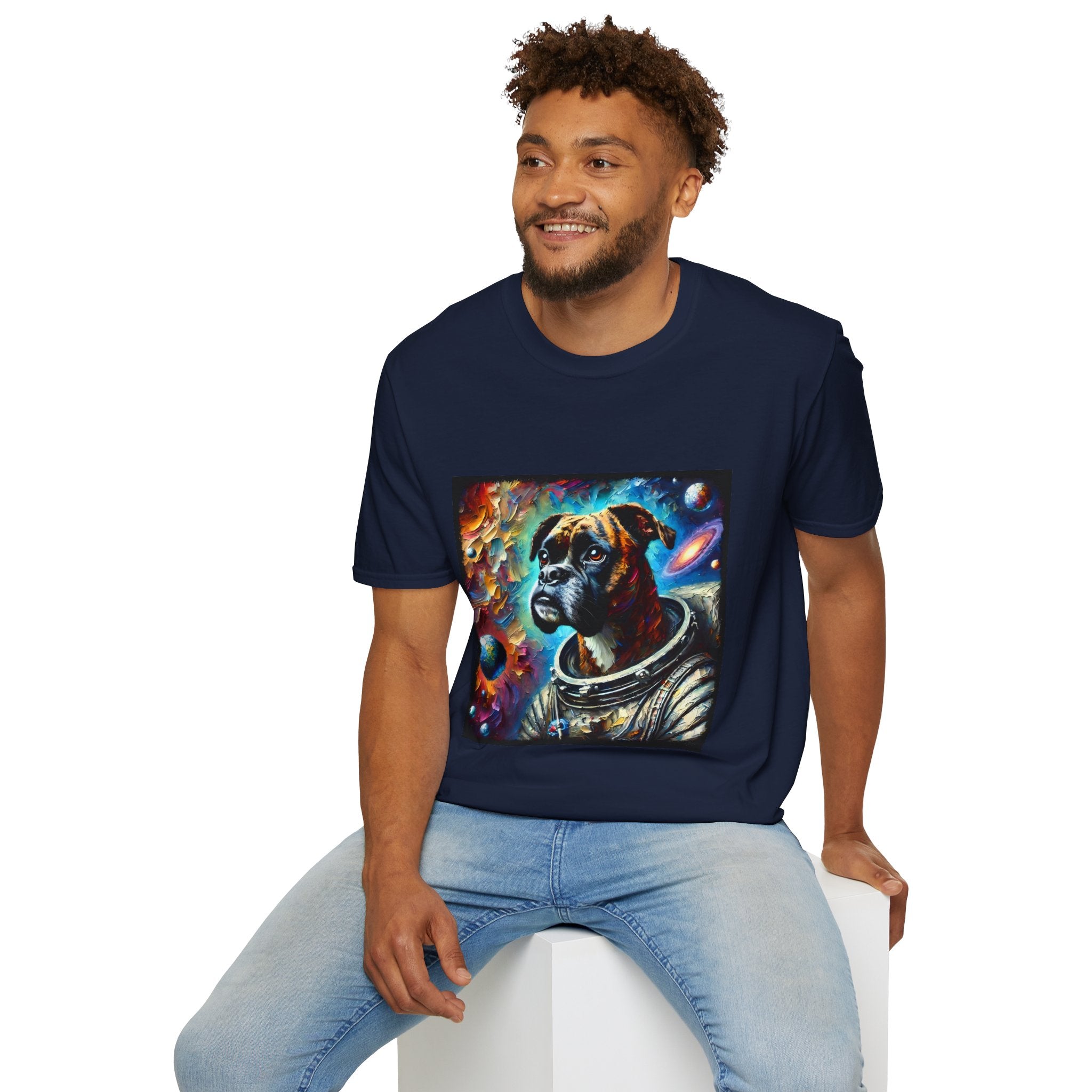 Boxer Cosmic Dream | Unisex Dog T-Shirt