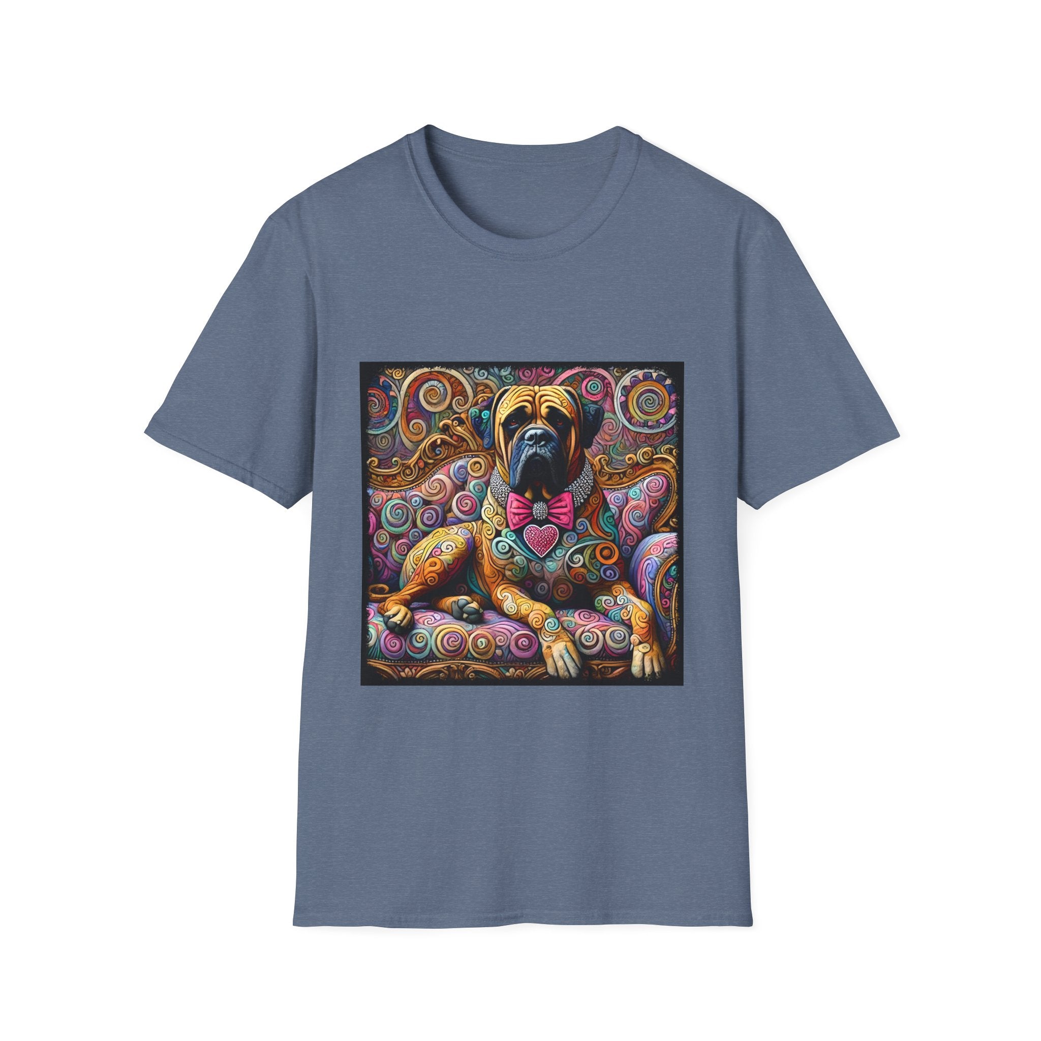 Bullmastiff Love Swirl | Unisex Dog T-Shirt