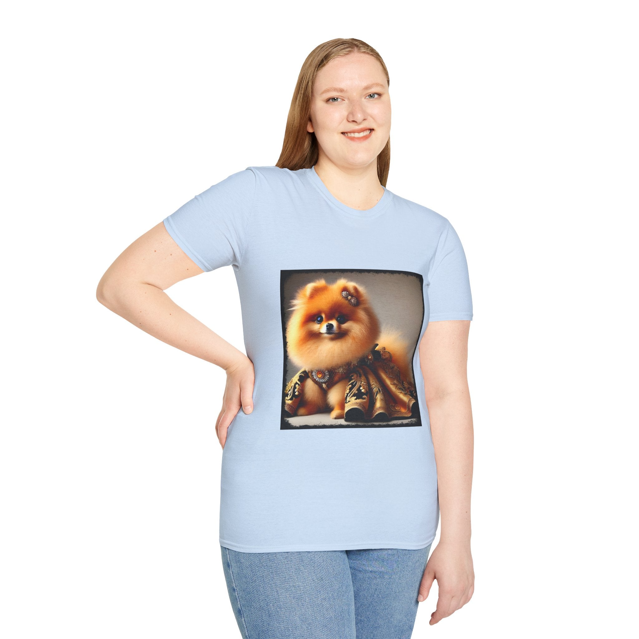 Pomeranian Golden Gal | Unisex Dog T-Shirt