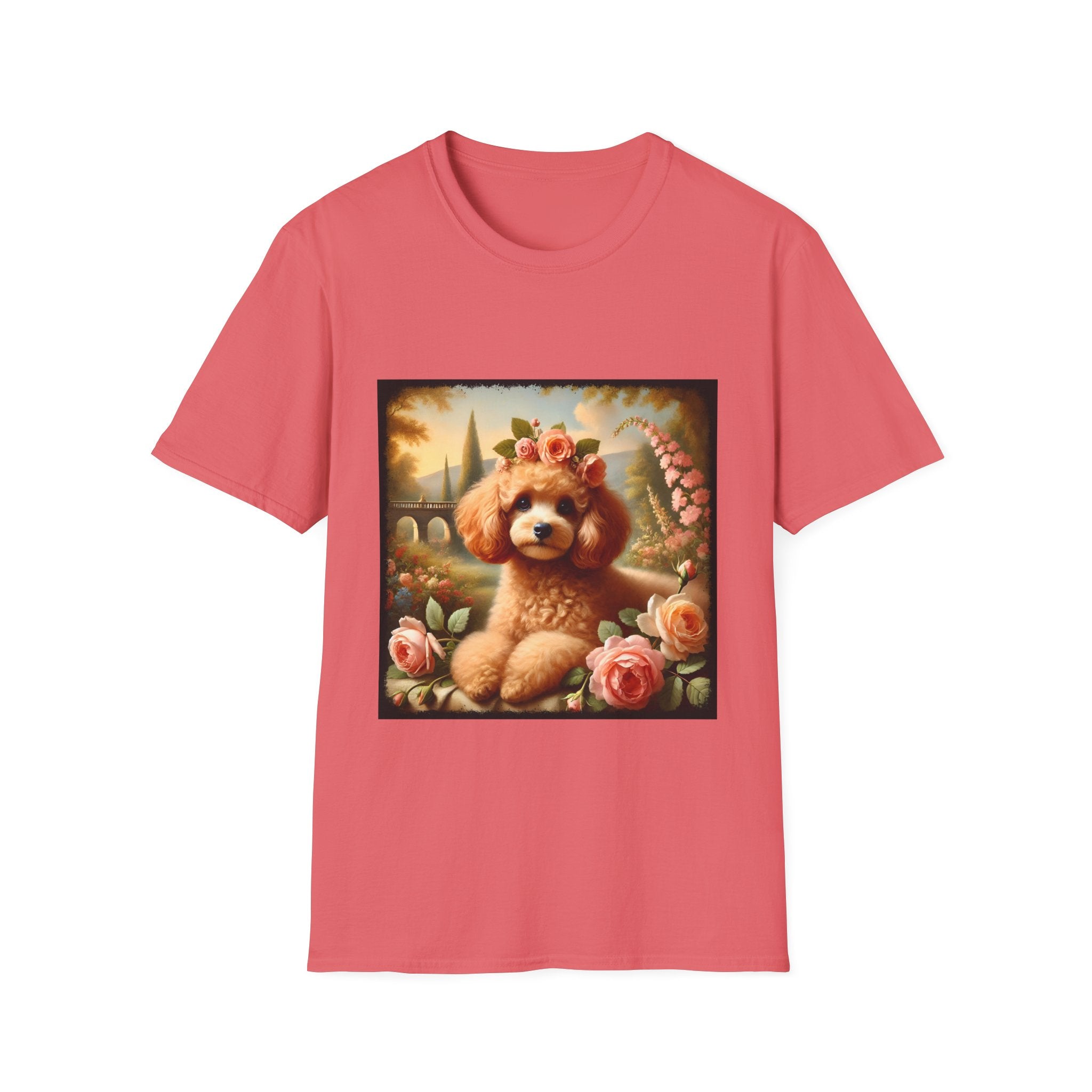 Poodle Pink Blossom | Unisex Dog T-Shirt