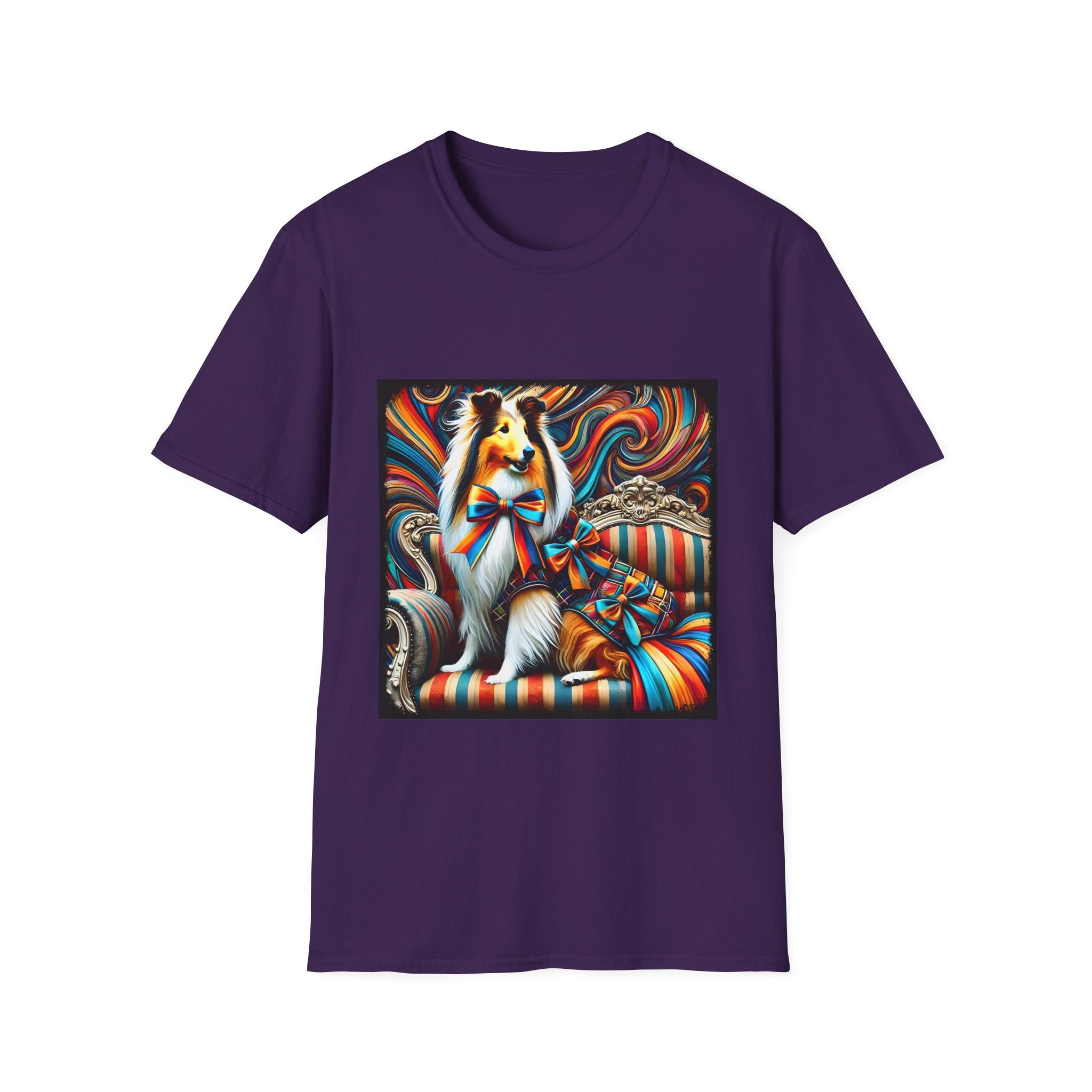 Collie Dynamic Swirl | Unisex Dog T-Shirt