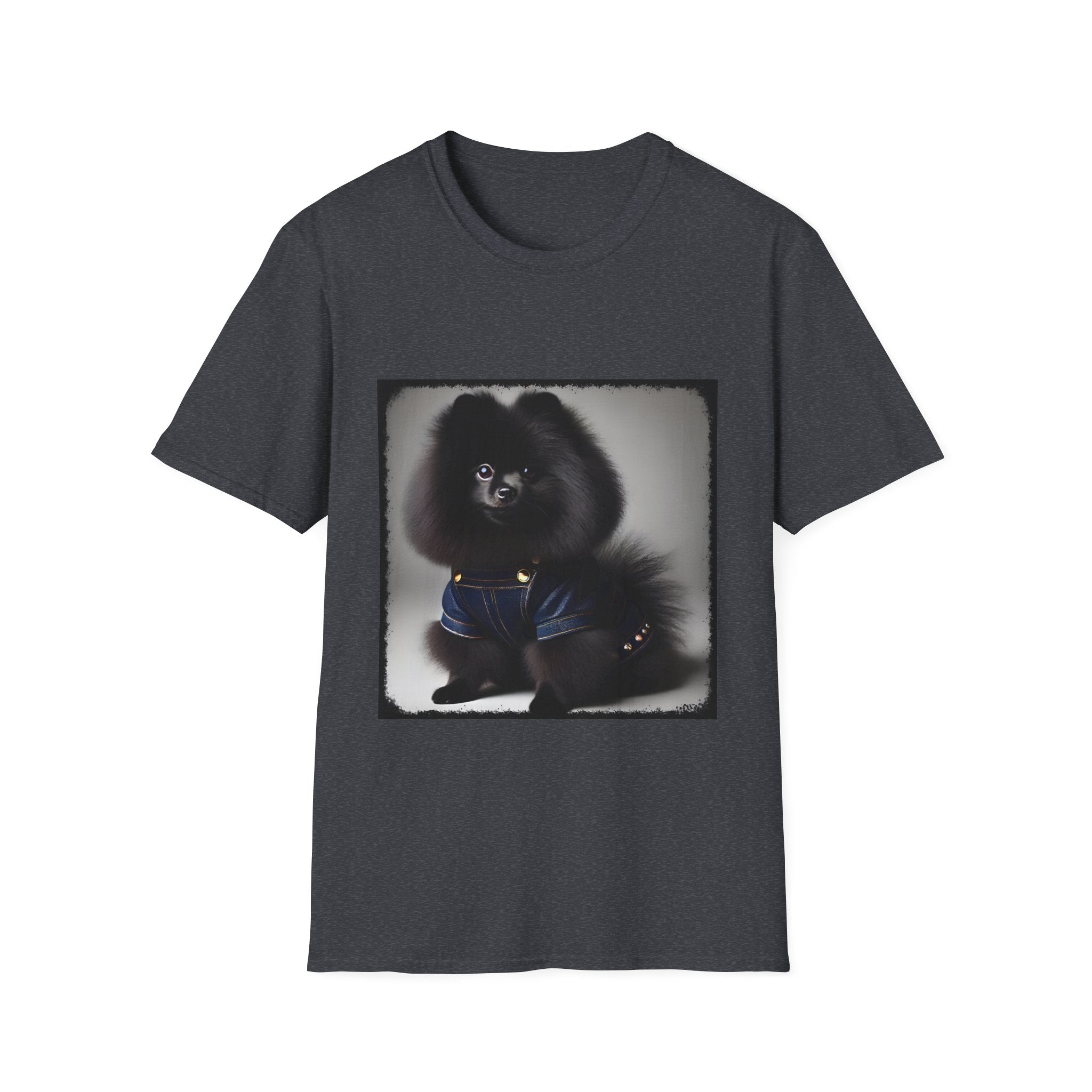 Pomeranian Denim Doll | Unisex Dog T-Shirt
