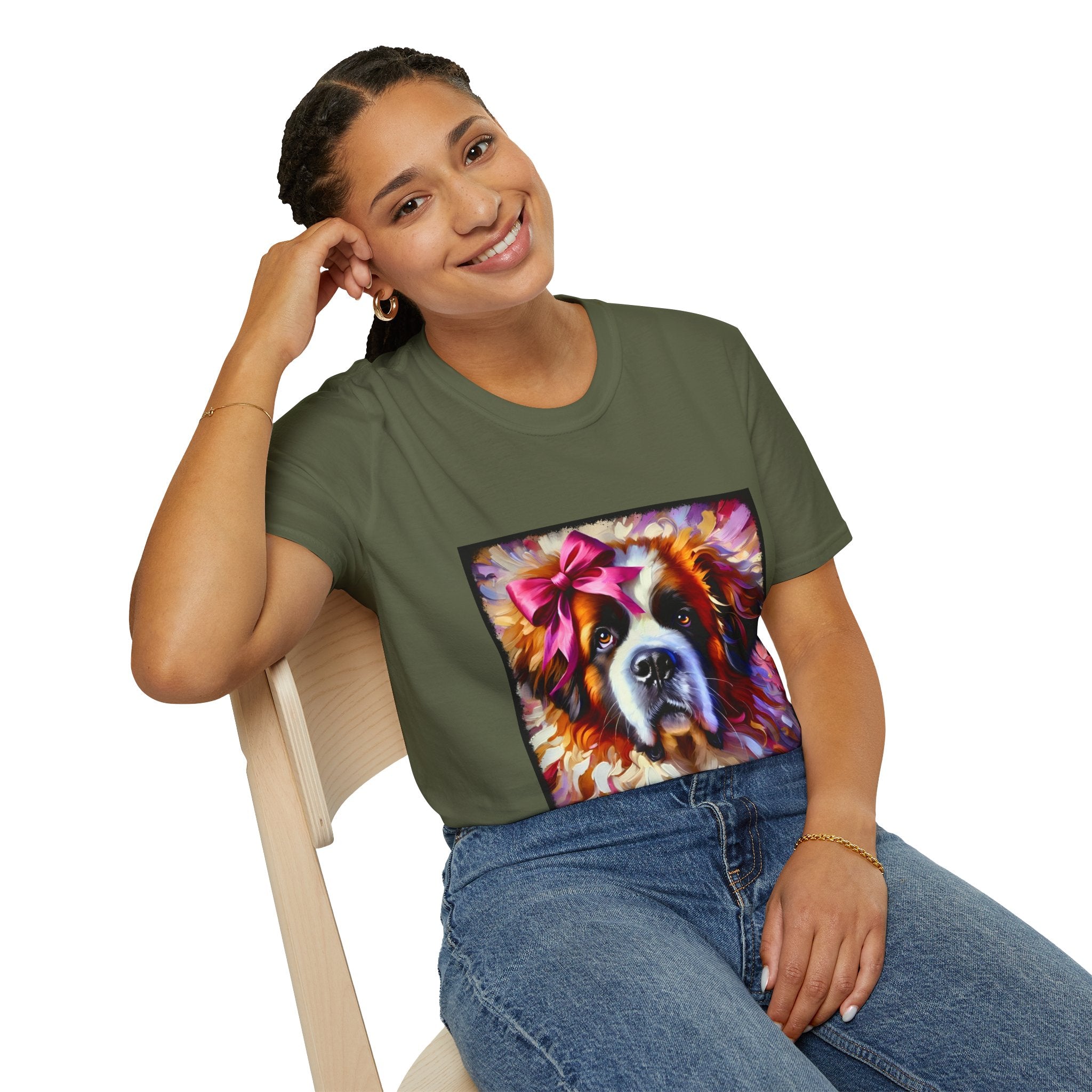 Saint Bernard Stunning Classic | Unisex Dog T-Shirt