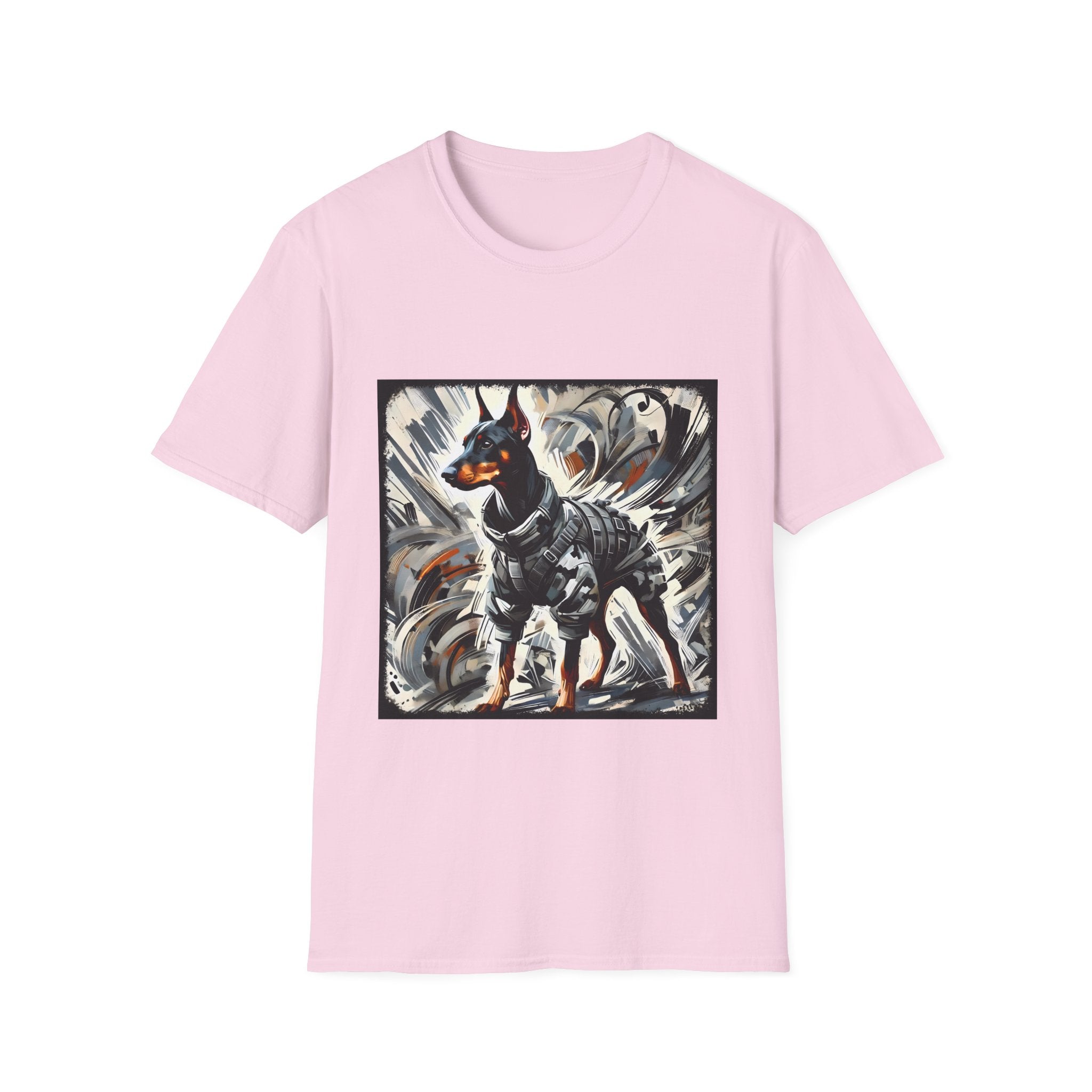Doberman Pinscher Bold Armor Classic | Unisex Dog T-Shirt