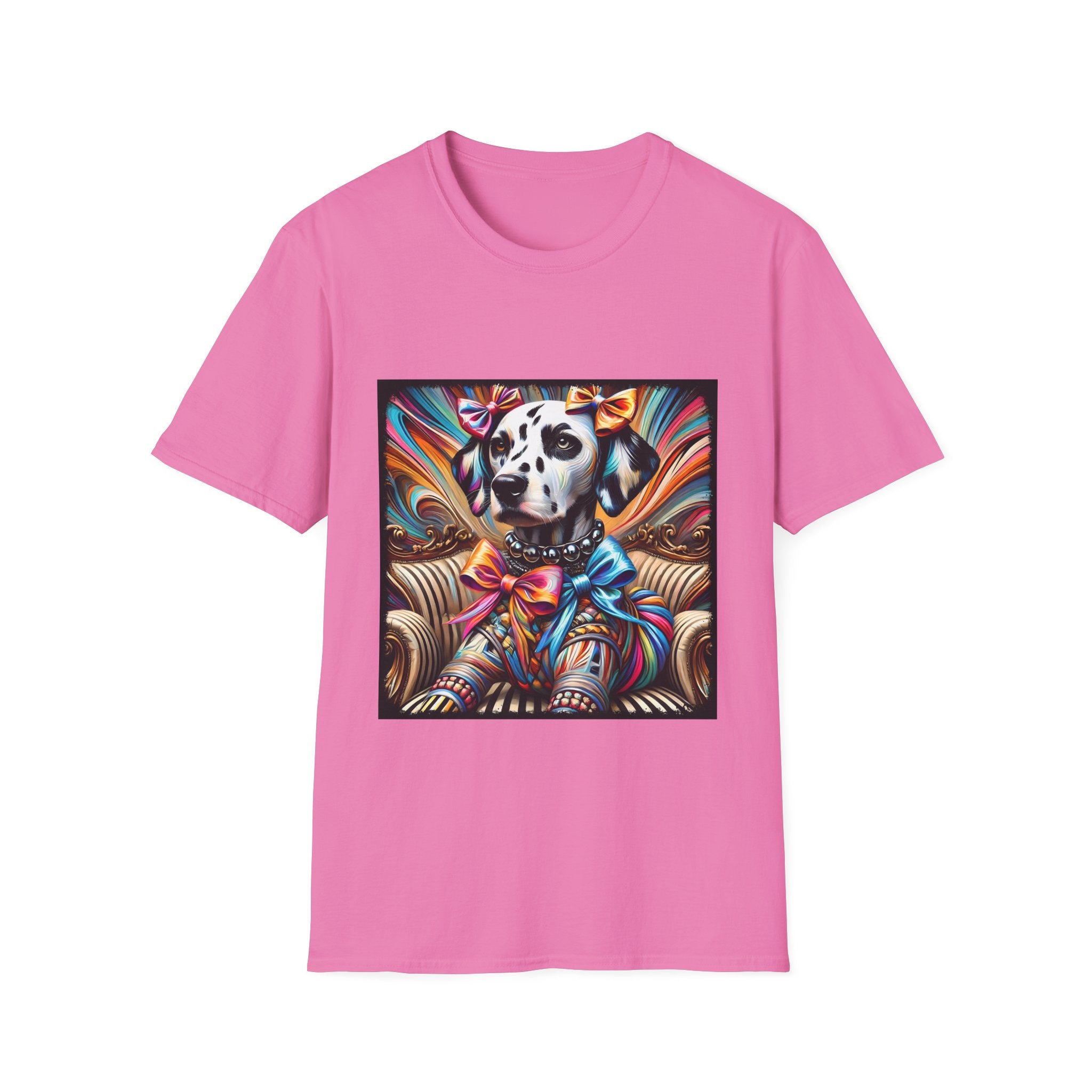 Dalmatian Vivid Rocker  | Unisex Dog T-Shirt