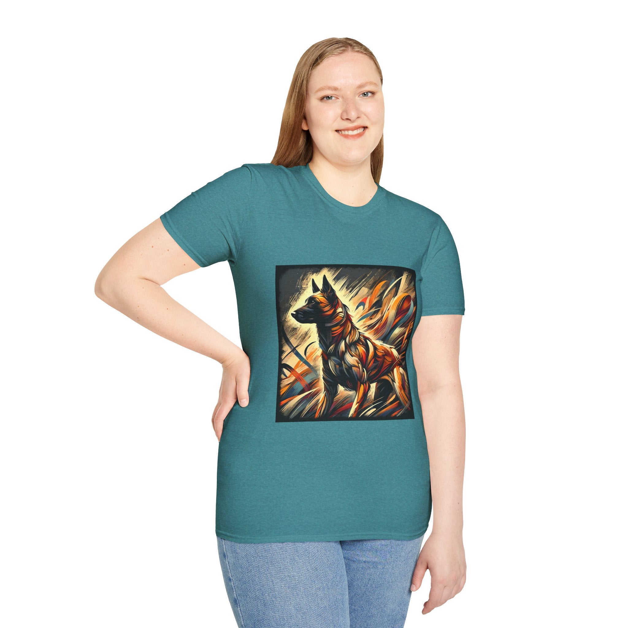 Belgian Malinois Fire Classic | Unisex Dog T-Shirt